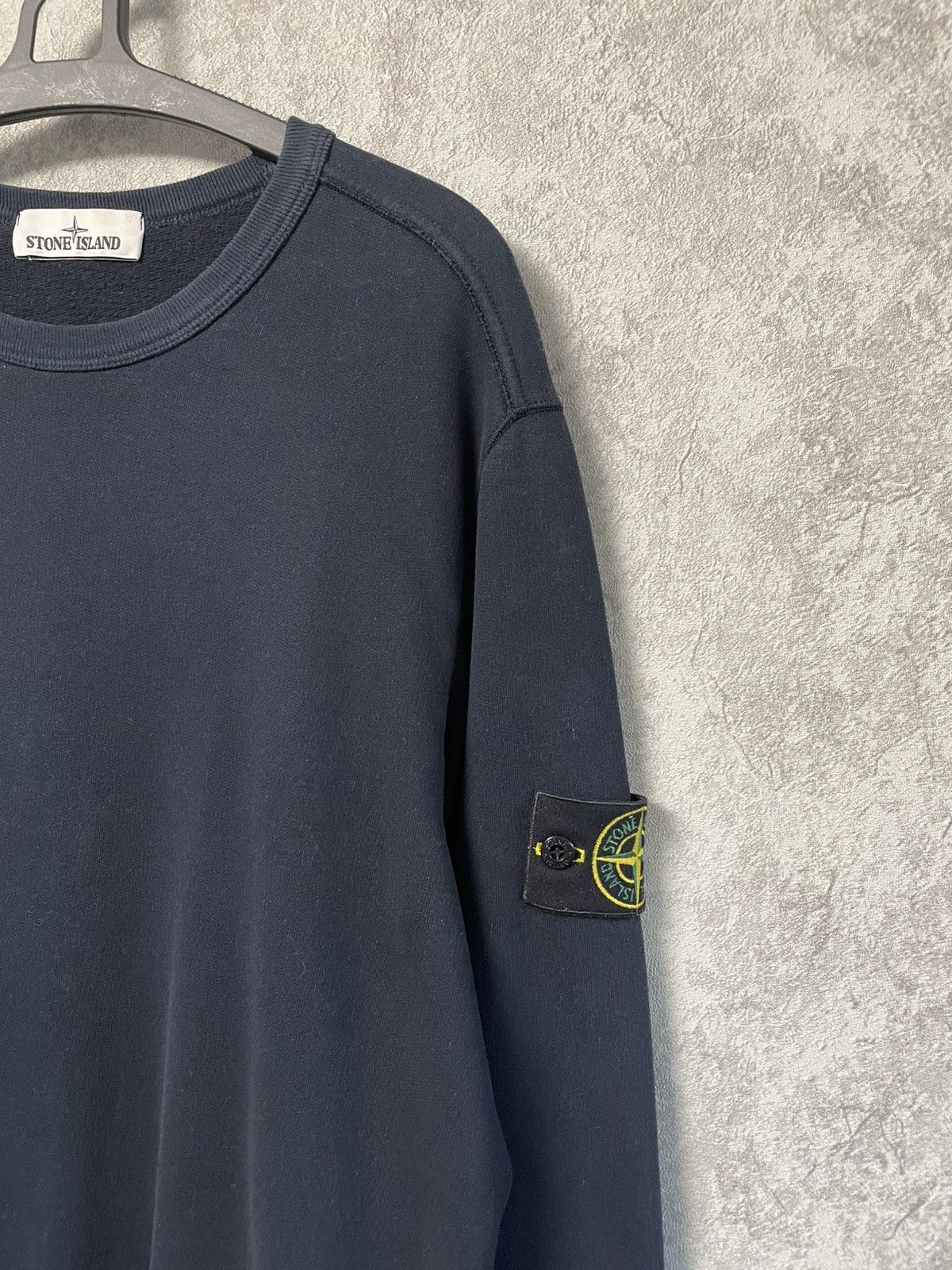 Stone Island Stone Island Navy Blue Sweatshirt Crewneck Size US L / EU 52-54 / 3 - 6 Thumbnail