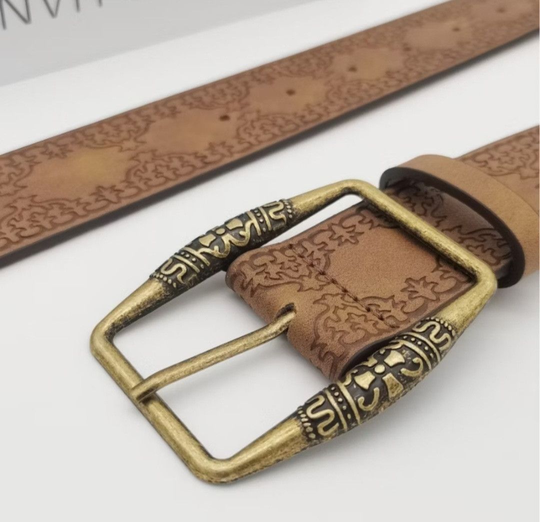 Japanese Brand 💥High end retro ethic streetwear Belt Size ONE SIZE - 4 Thumbnail