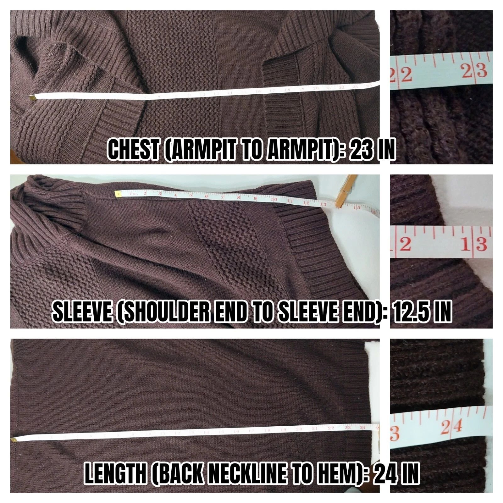 Other New York Company Poncho Sweater Women Medium Burgundy Cowl Size M / US 6-8 / IT 42-44 - 6 Thumbnail