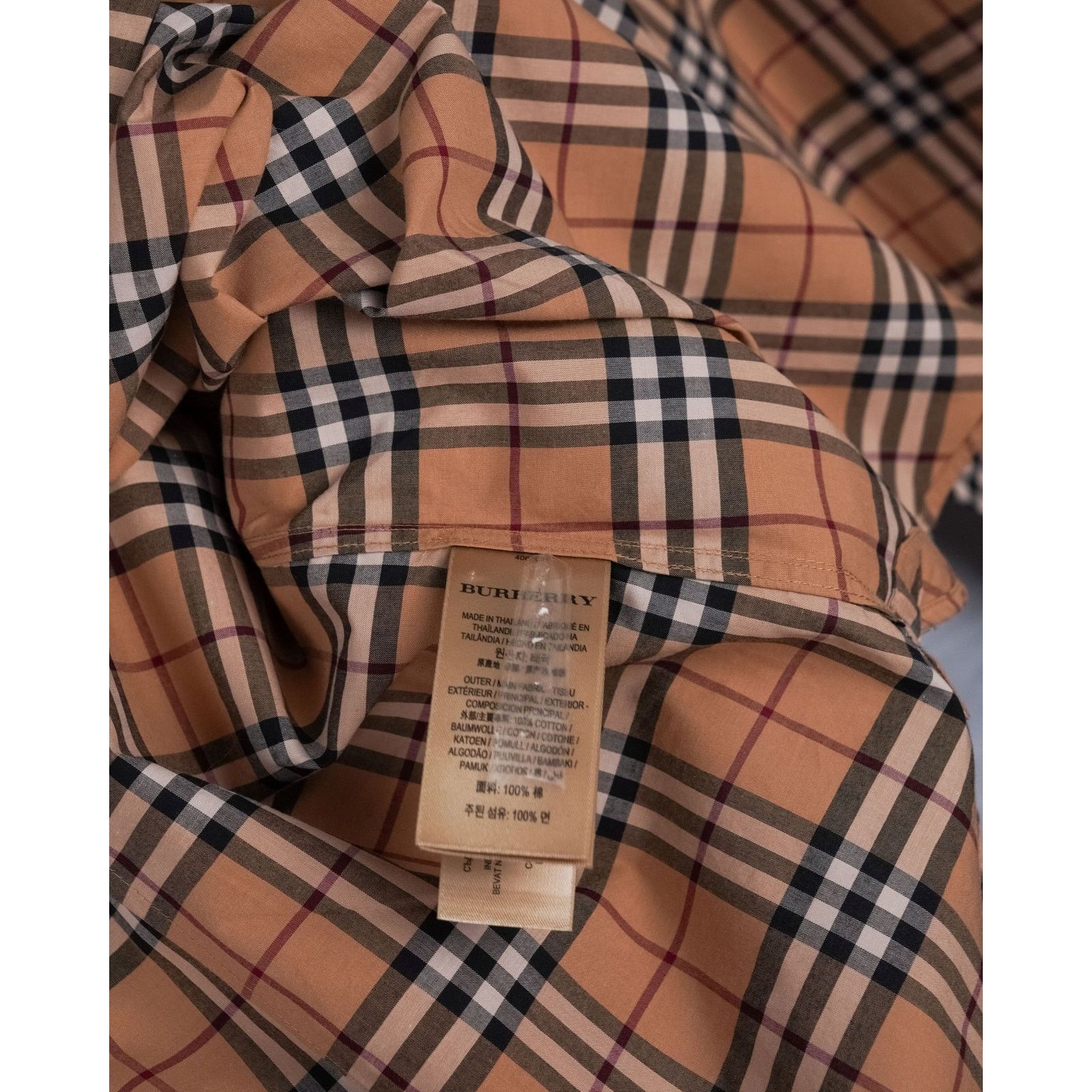 Burberry Rare burberry london brown nova check pattern cotton shirt Size XL / US 12-14 / IT 48-50 - 10 Thumbnail