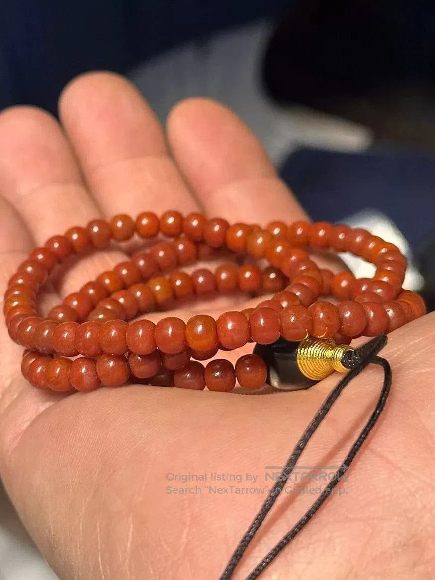 Japanese Brand Baoshan Nanhong 108 Bead Bracelet. Size ONE SIZE - 2 Thumbnail