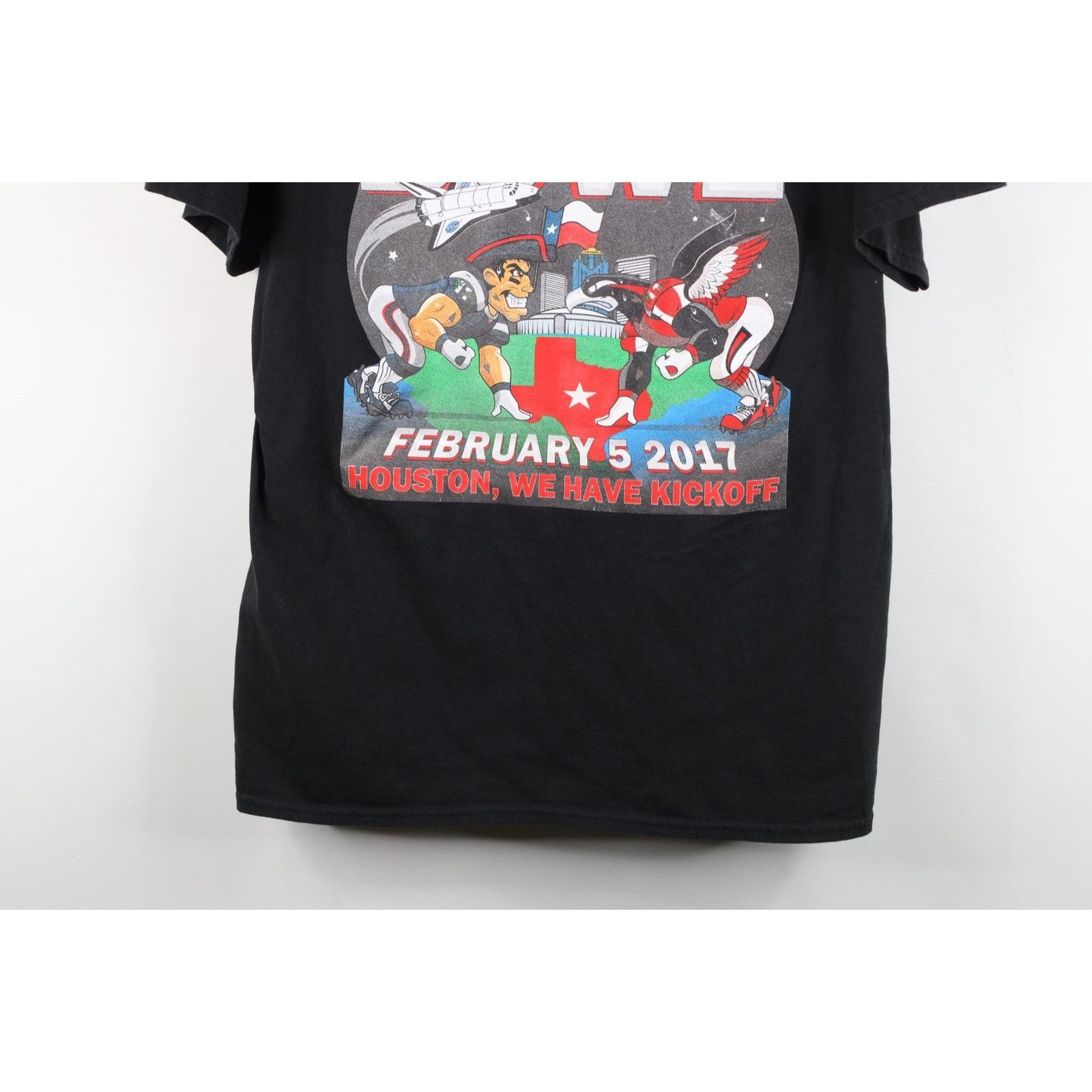Vintage Vintage Y2K 2017 Super Bowl New England Patriots T-Shirt Size US L / EU 52-54 / 3 - 3 Thumbnail