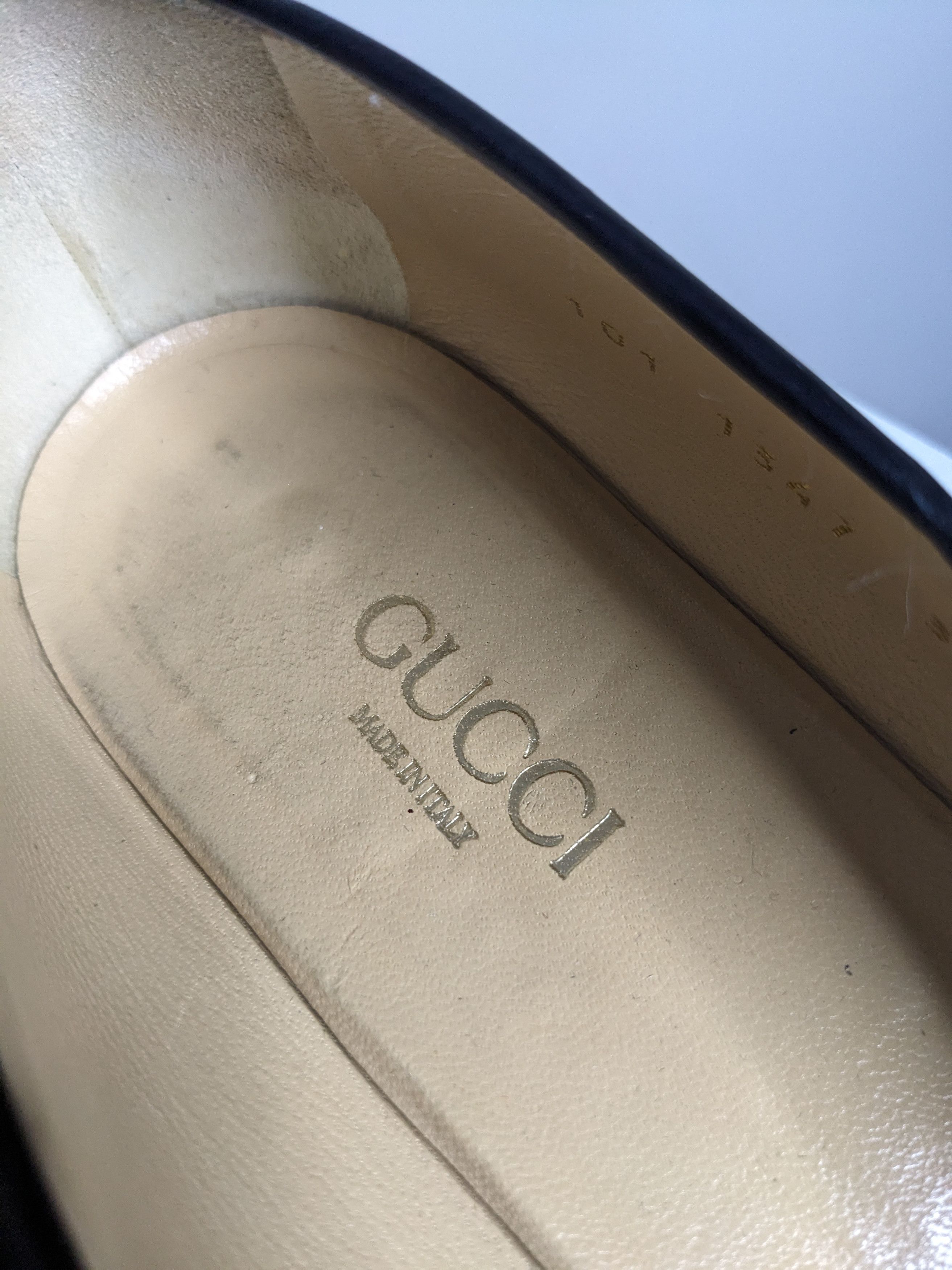 Gucci VINTAGE Gucci Leather Pumps Kitten Heel Point Toe Size 39 Size US 9 / IT 39 - 6 Thumbnail