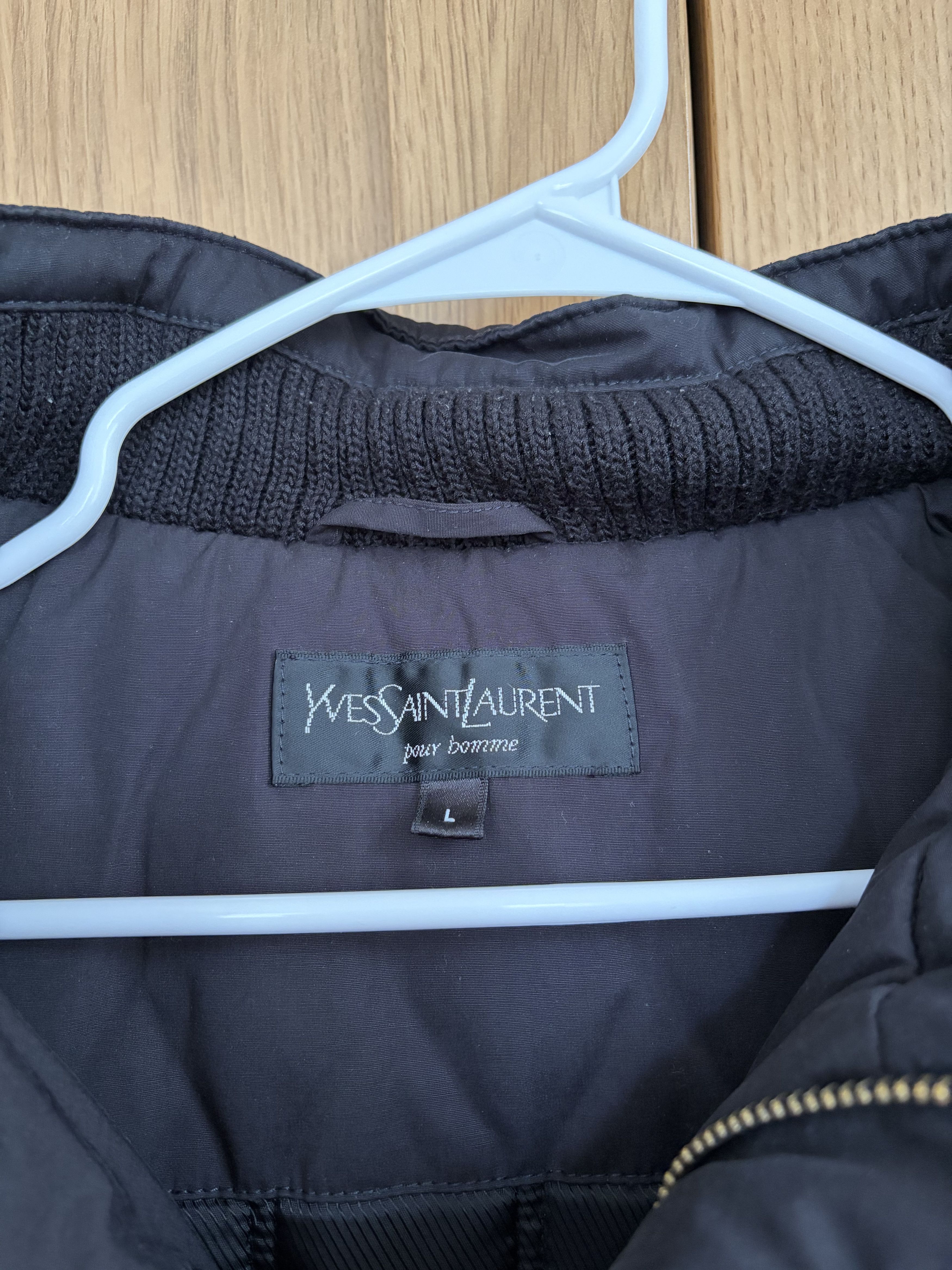 Yves Saint Laurent Yves Saint Laurent Hooded Jacket / Parka – Black – Size L Size US L / EU 52-54 / 3 - 5 Thumbnail
