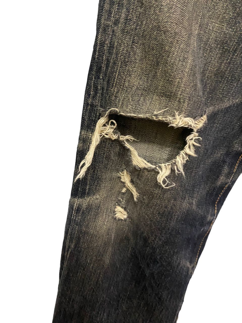 45rpm 💥BEST OFFER💥VINTAGE 45 RPM DISTRESSED DENIM JEANS Size US 28 / EU 44 - 8 Thumbnail