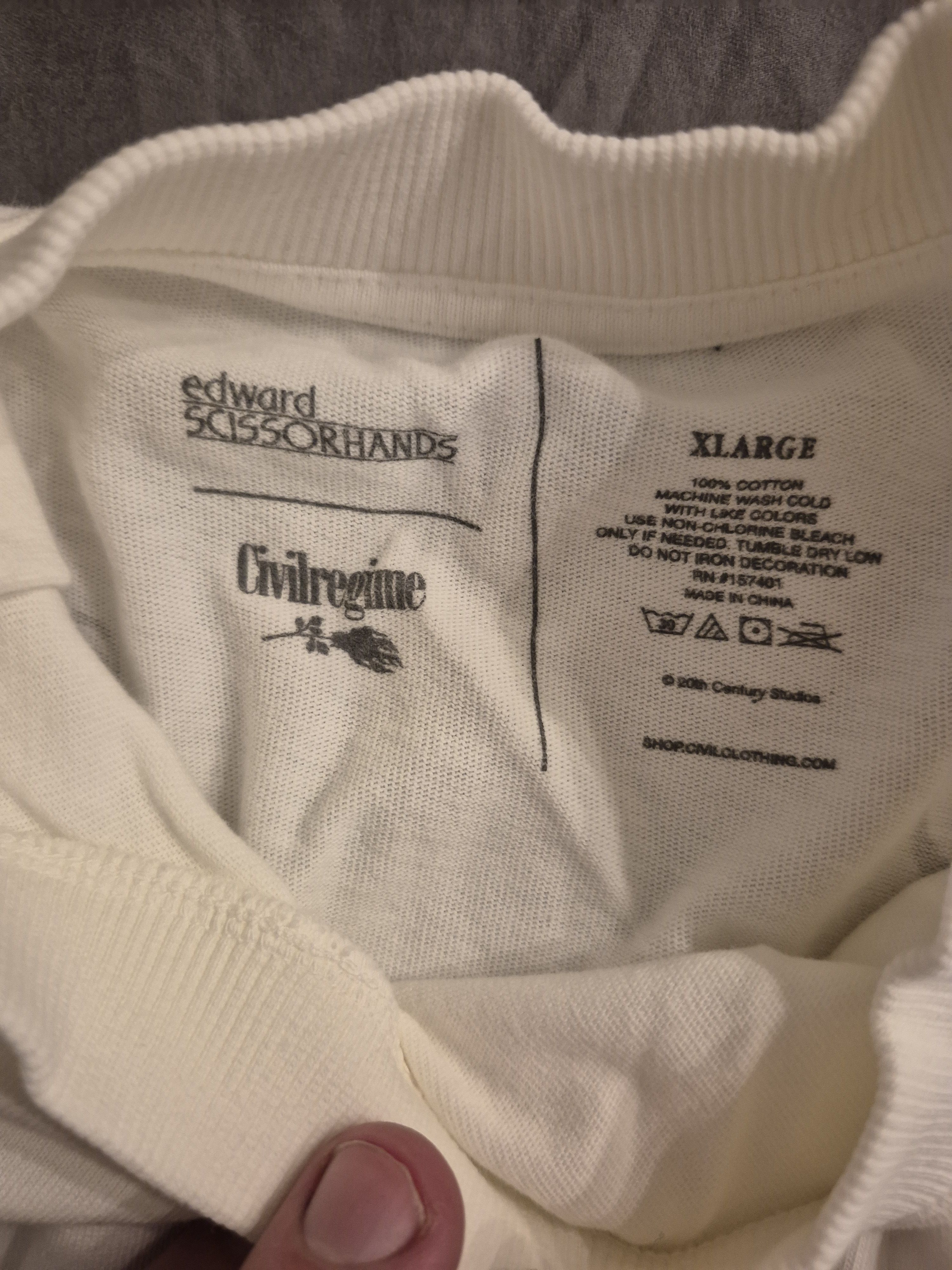 Civil Regime Civil Regime x Edward Scissorhands Collab Tee Size XL Size US XL / EU 56 / 4 - 4 Thumbnail