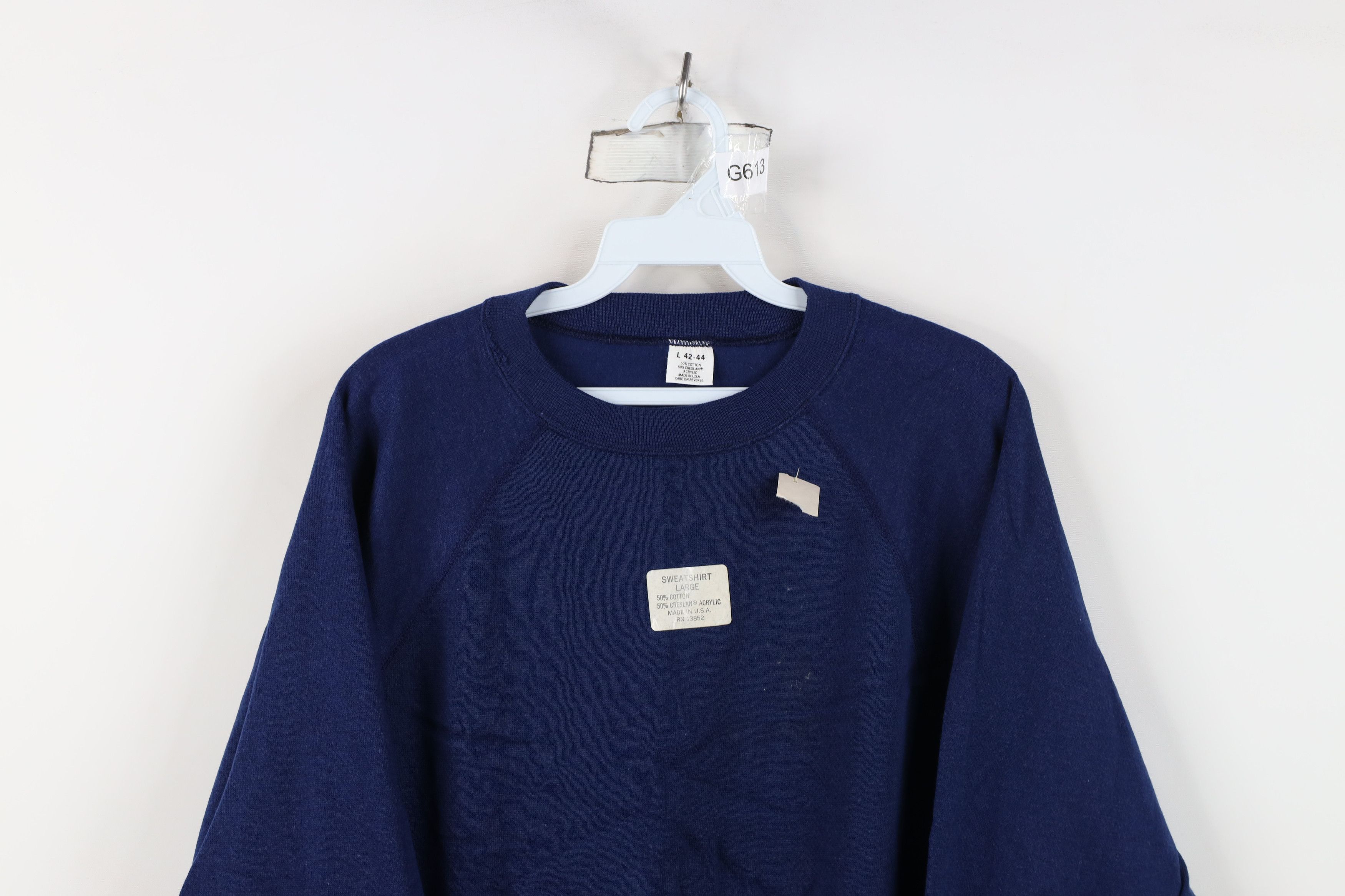 Vintage Deadstock Vintage 60s Streetwear Crewneck Sweatshirt USA Size US L / EU 52-54 / 3 - 2 Thumbnail