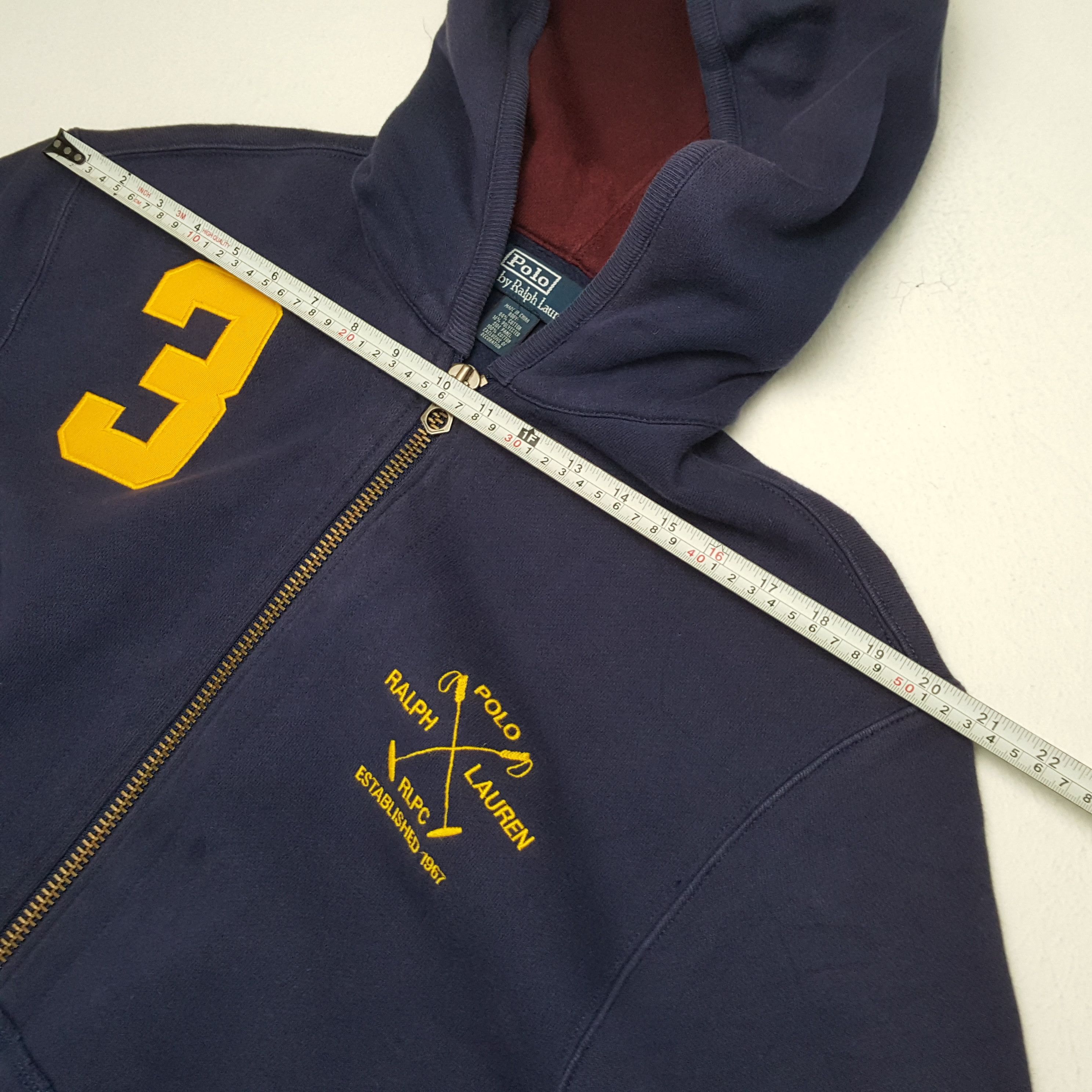 Polo Ralph Lauren × Vintage POLO by RALPH LAUREN Zipper Hoodies Fashion Sports Style Size US M / EU 48-50 / 2 - 5 Thumbnail