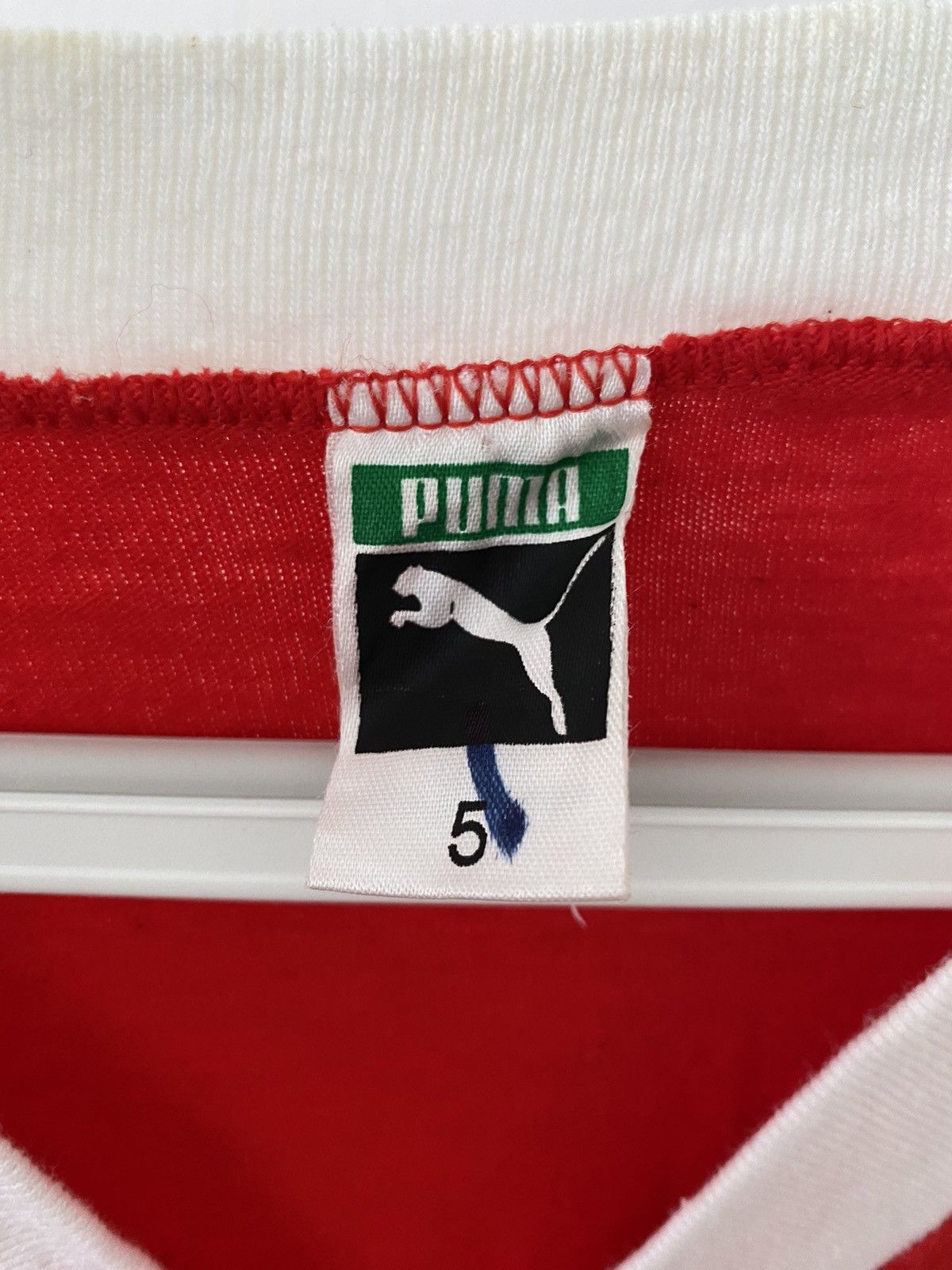 Puma × Vintage JERSEY PUMA 80s VINTAGE RARE MATCH WORN!? Size US M / EU 48-50 / 2 - 5 Thumbnail
