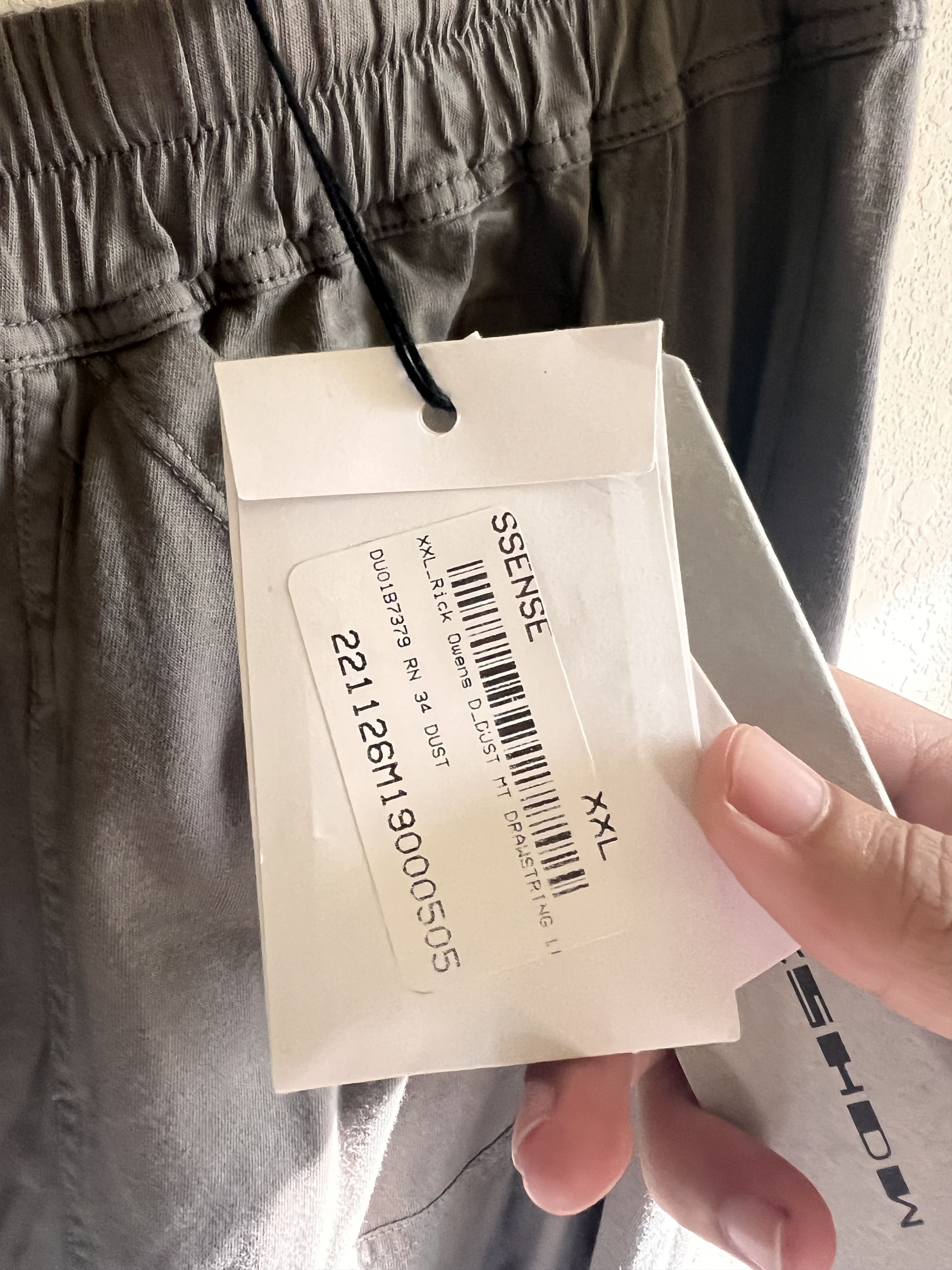 Rick Owens Drkshdw Rick Owens x DRKSHDW US 2XL Drawstring Track Pants Dust Size US 40 / EU 56 - 6 Thumbnail