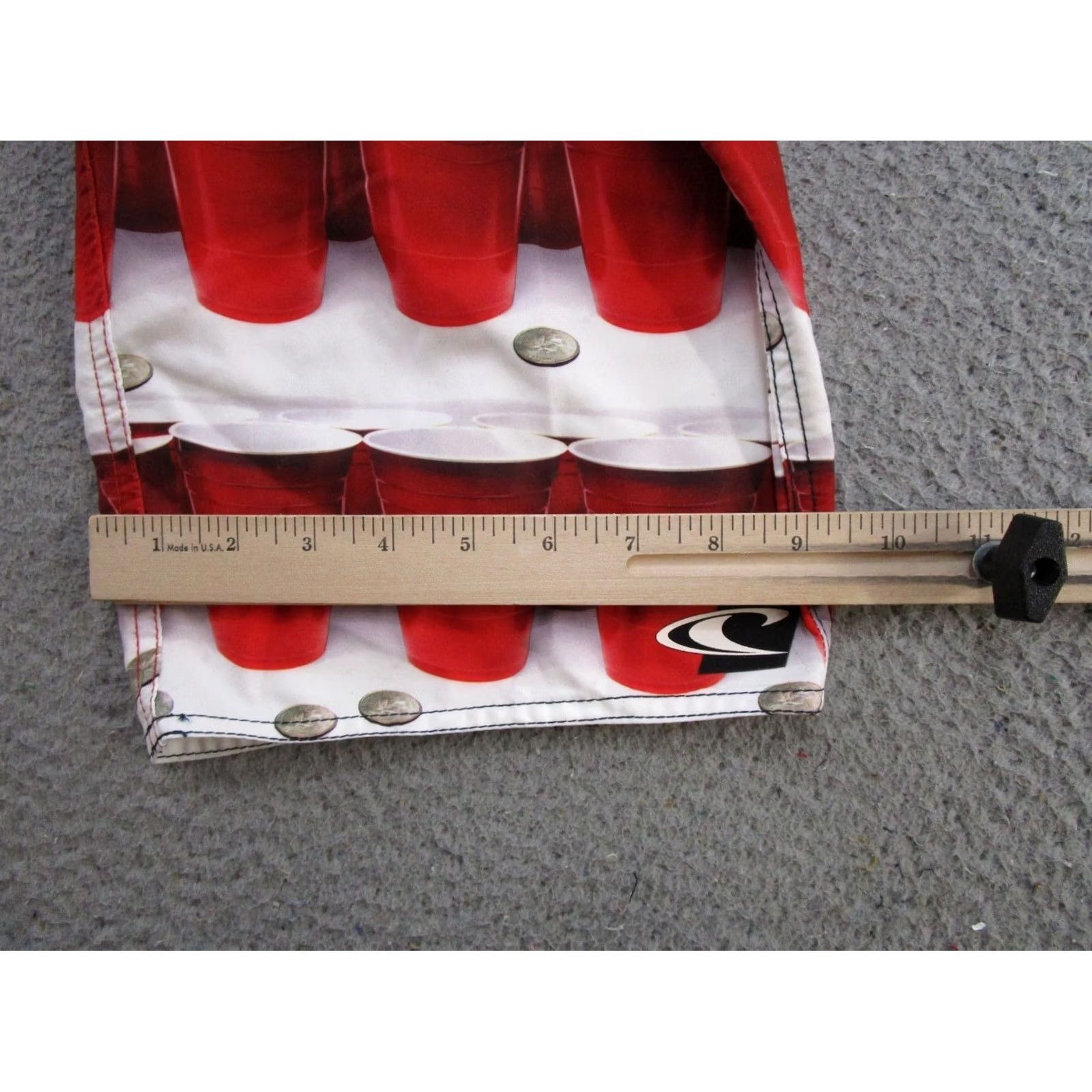 O'Neill O'Neill Short Mens 28 Red Lightweight Trunks Quarters Wakeboard Microfiber Bottom Outdoor (Men) Size US 28 / EU 44 - 7 Thumbnail