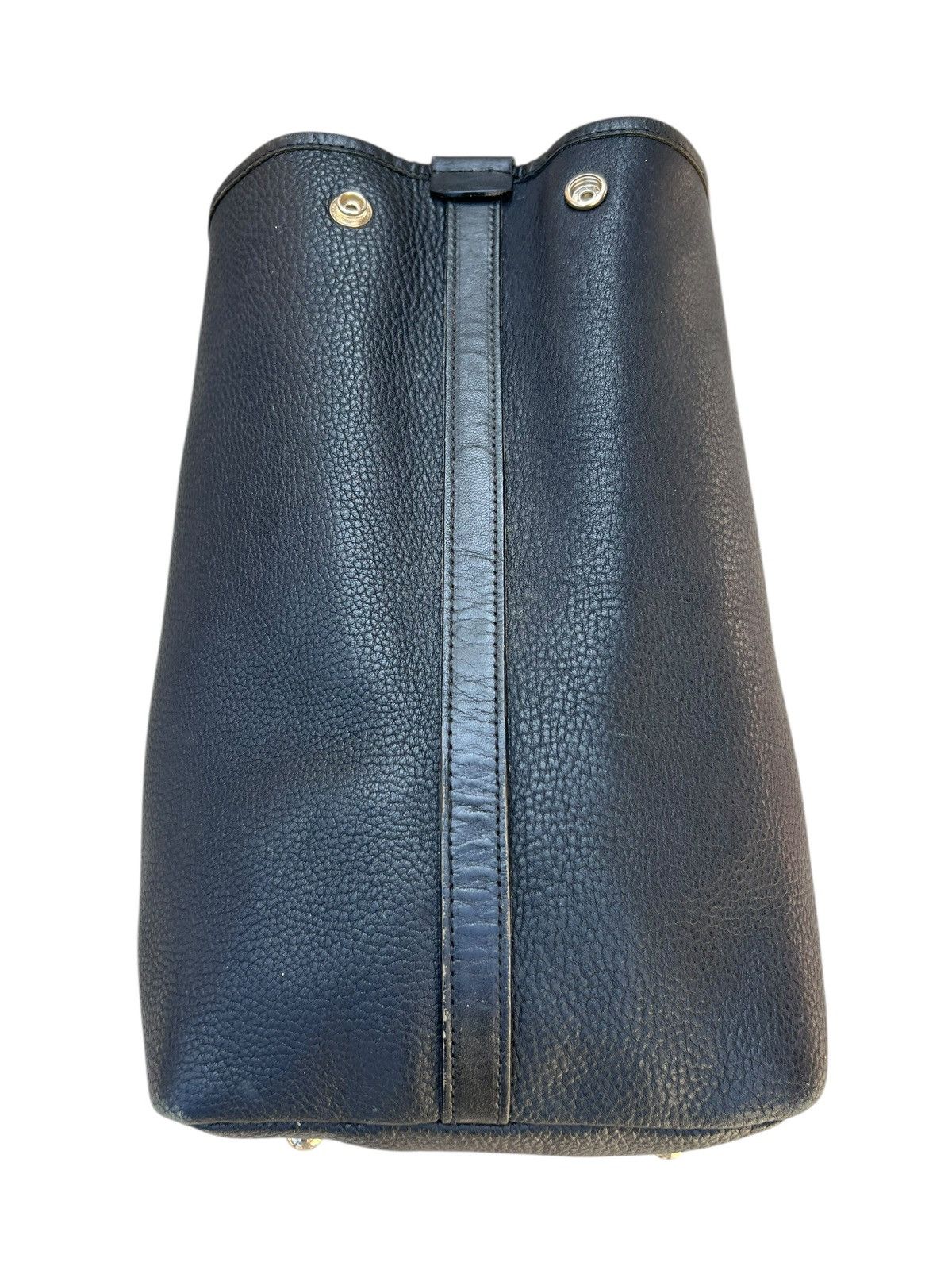 Leather Furbo Design Japan Patina Black Leather Huge Tote Bag Size ONE SIZE - 14 Thumbnail