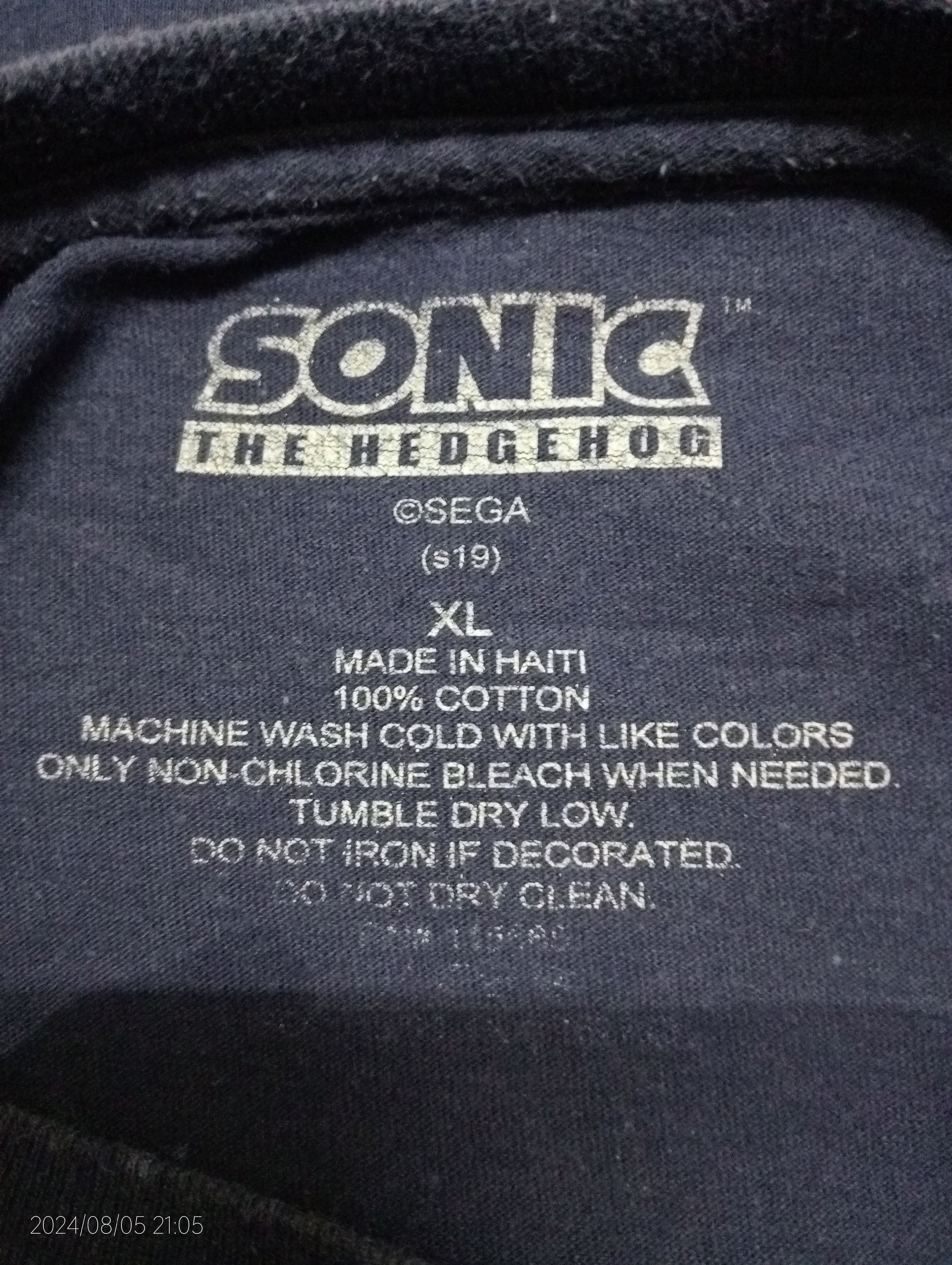 Cartoon Network Sonic The Hedgehog Tee Size US XL / EU 56 / 4 - 3 Thumbnail