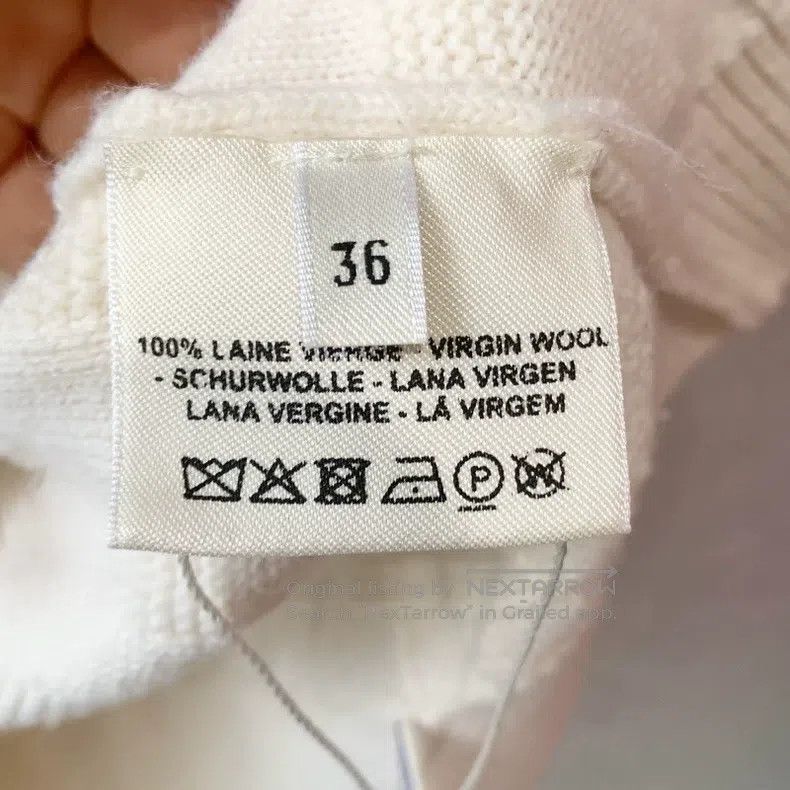 Hermes Hermes White women's sweater Size XS / US 0-2 / IT 36-38 - 5 Thumbnail