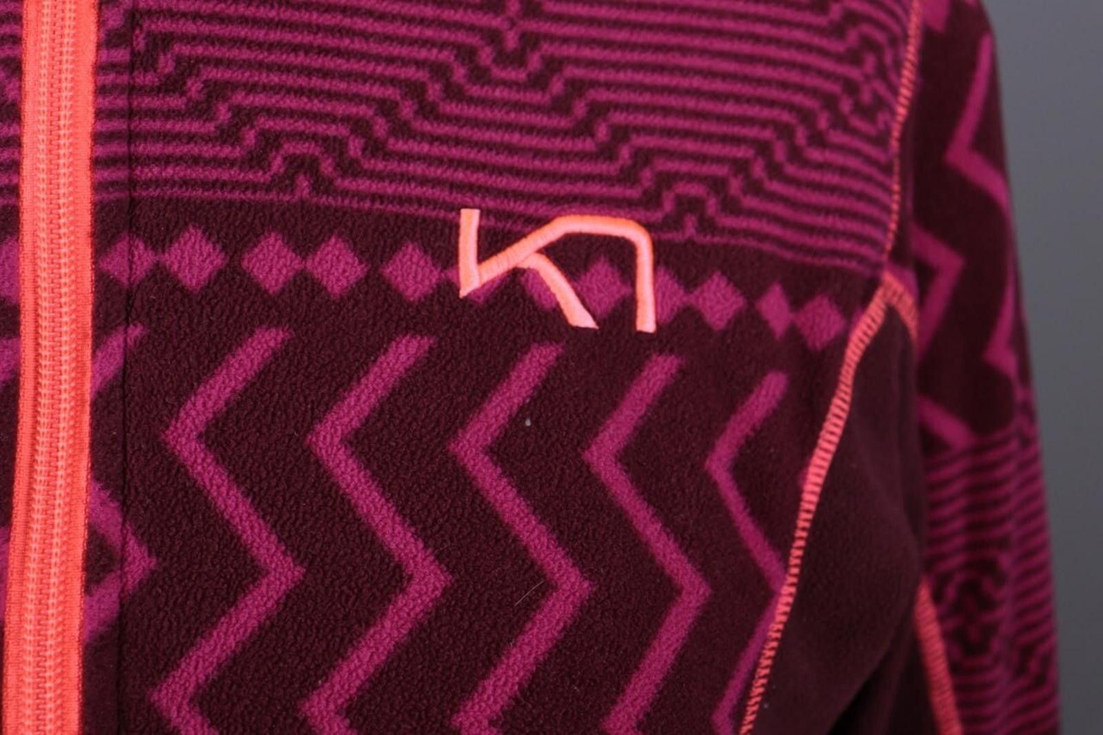Designer Kari Traa Purple Geometric Striped Jacket Size L Size L / US 10 / IT 46 - 5 Thumbnail