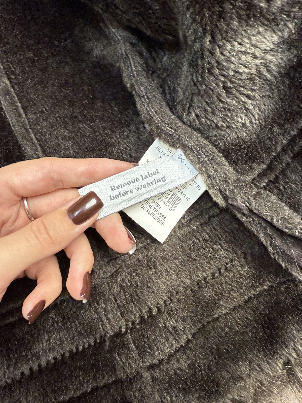 Schott Vintage If Six Was Nine Style Fur Rabbit Cropped Jacket 00s Size US M / EU 48-50 / 2 - 14 Thumbnail
