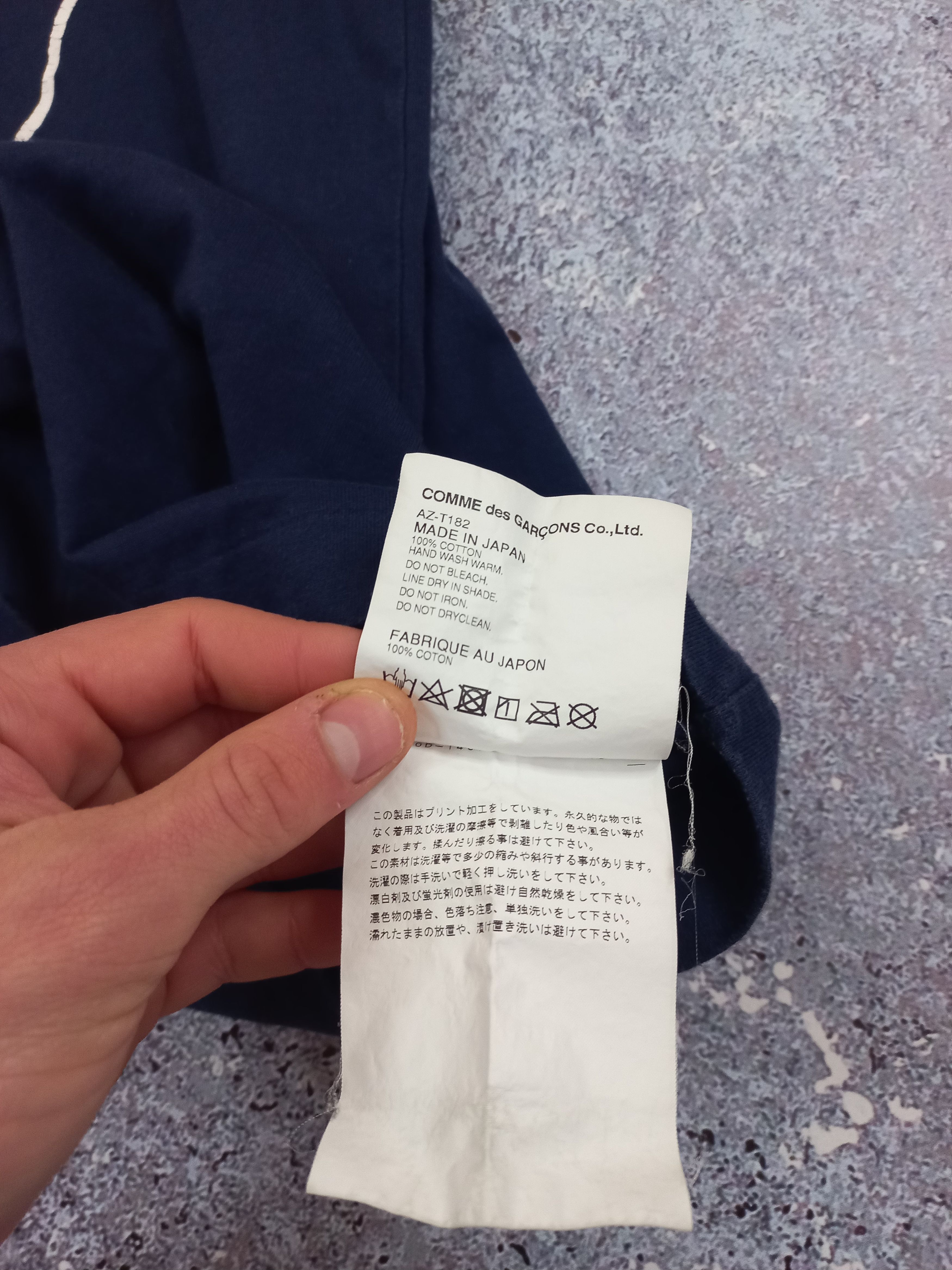 Comme des Garcons PLAY Comme des Garcons Play t-shirt Blue M Size US M / EU 48-50 / 2 - 8 Thumbnail