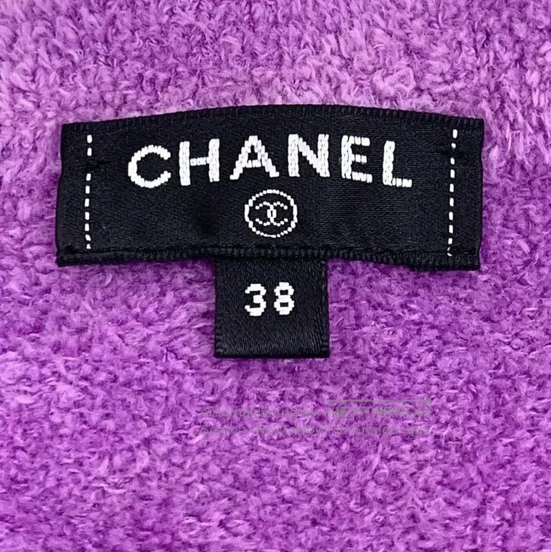 Chanel Chanel Purple Cotton Cardigan for Women . Size S / US 4 / IT 40 - 5 Thumbnail