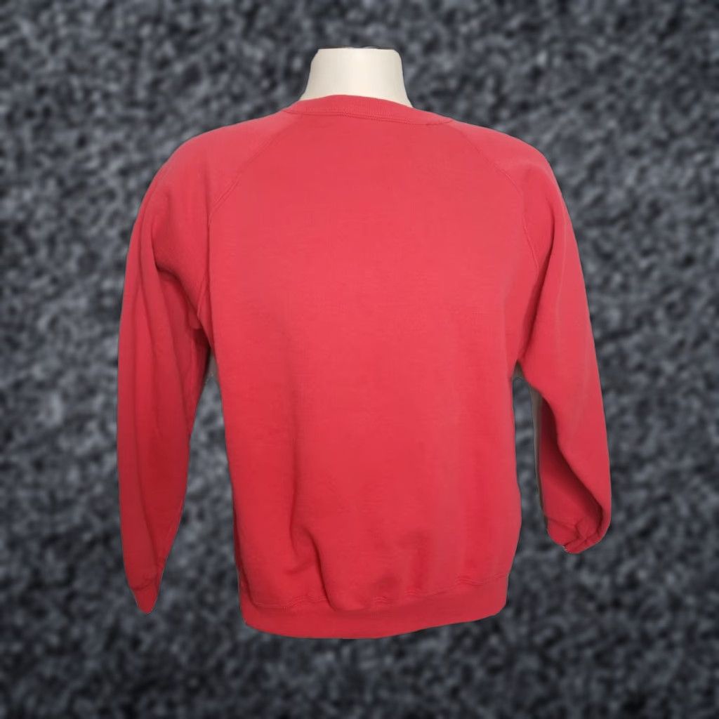 Hanes Vintage Hanes Her Way Raglan Crewneck Sweatshirt Red Blank Womens L 90s Activewear All Seasons Womens Sweatshirt Size L / US 10 / IT 46 - 1 Thumbnail