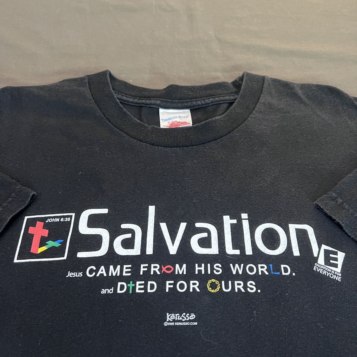 Other Vintage Y2K Salvation Jesus God Holy Bible Parody Tee Size US L / EU 52-54 / 3 - 1 Thumbnail