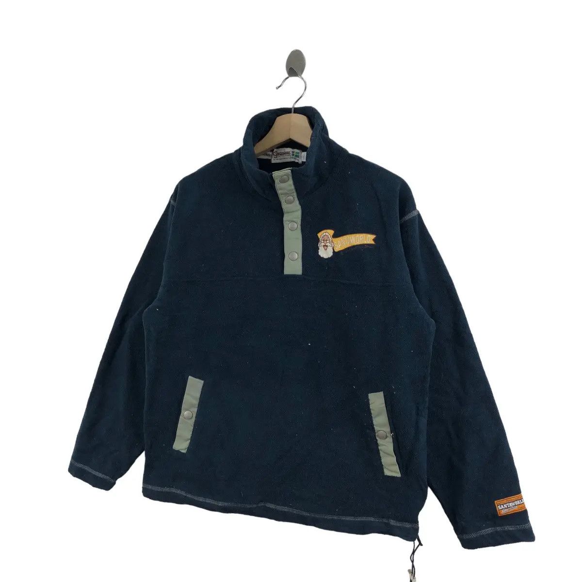 Vintage Vtg 1984 SANTA WORLD CAPTAIN Synchilla Fleece Jacket Snap Size S / US 4 / IT 40 - 7 Thumbnail