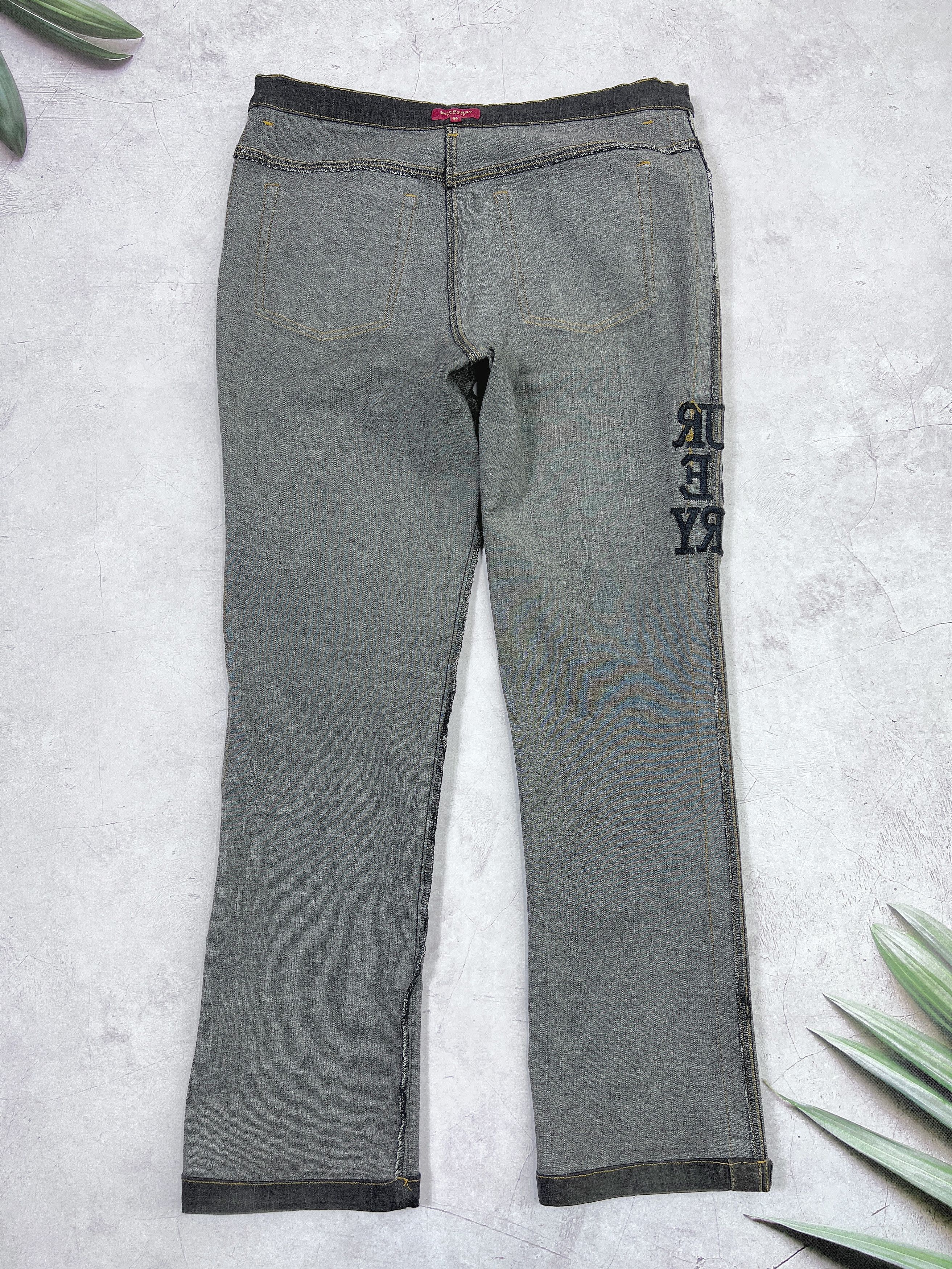 Burberry × Vintage Burberry London Flared Jeans Denim Pants Size 32" / US 10 / IT 46 - 17 Thumbnail
