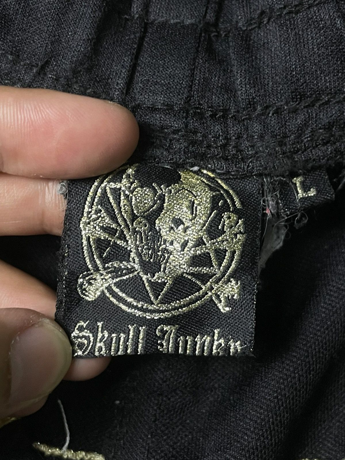 Japanese Brand × Seditionaries × Vintage RARE SKULL FUNKY TRACK PANTS (86) Size US 33 - 9 Thumbnail