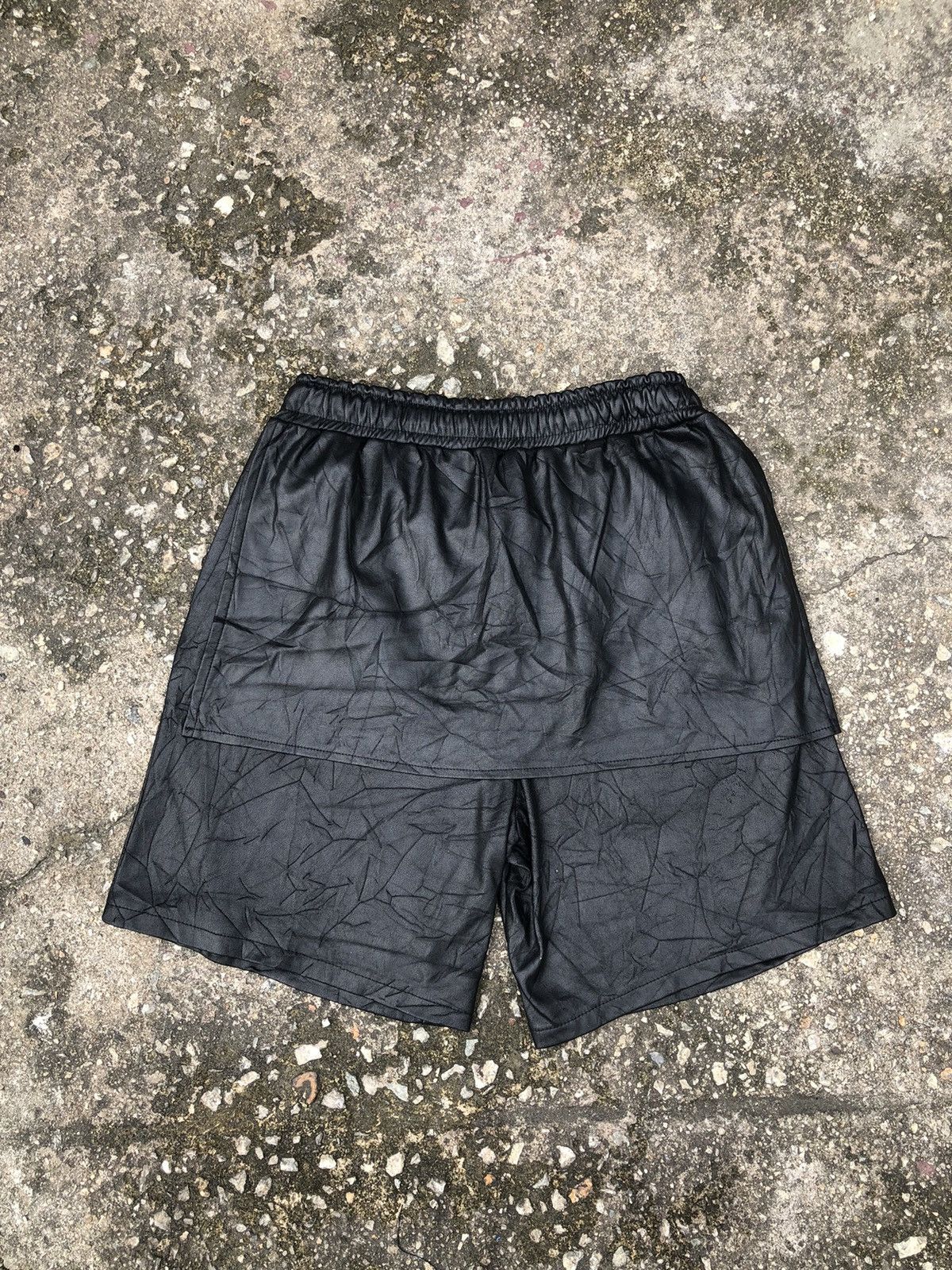 If Six Was Nine × Japanese Brand × Le Grande Bleu (L.G.B.) Vintage Legenda Short + Skirt Style Leather Pant Size US 30 / EU 46 - 15 Thumbnail