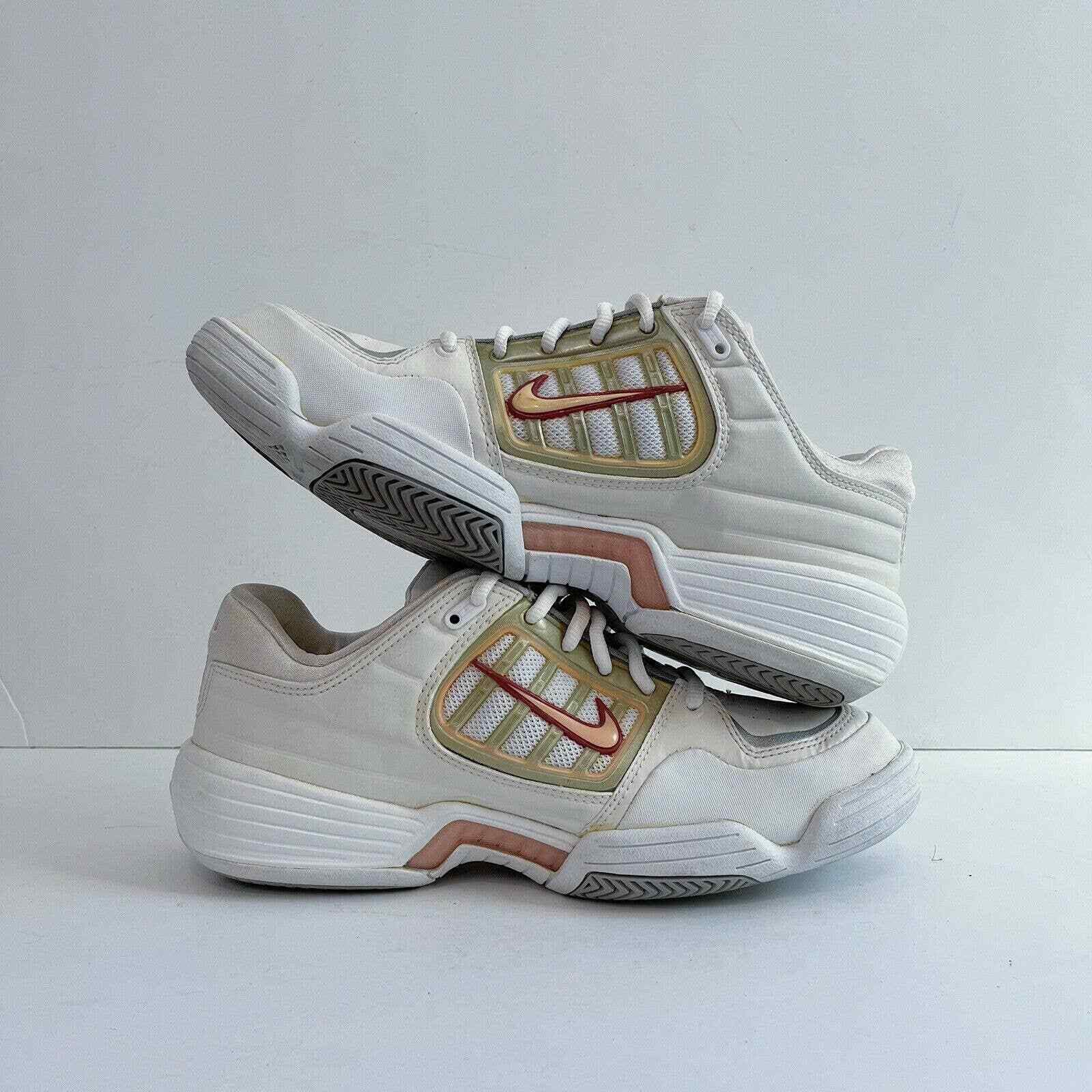 Nike 2003 Air Zoom Thrive II Pink 307694 161 Tennis Court Rare 10 Size US 10 / IT 40 - 6 Thumbnail