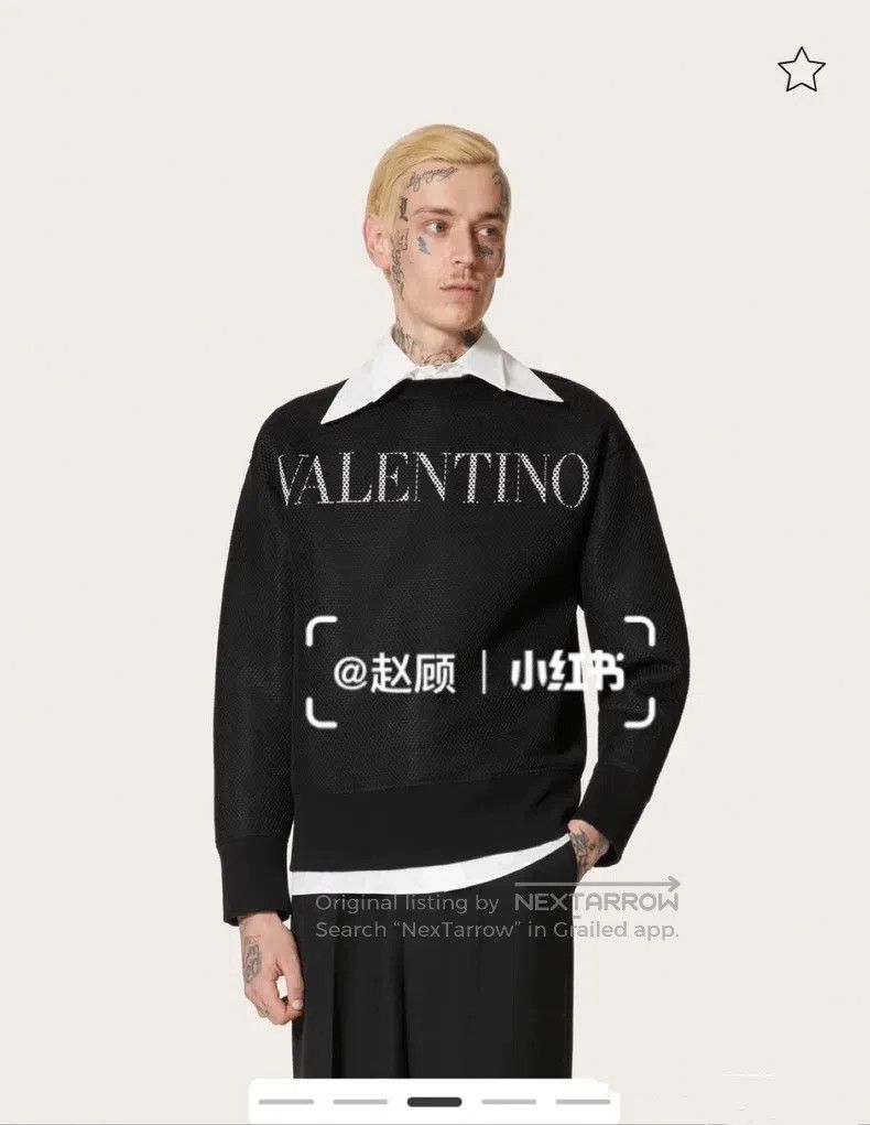 Valentino Valentino Grid alphabet sweatshirt Size US XS / EU 42 / 0 - 6 Thumbnail