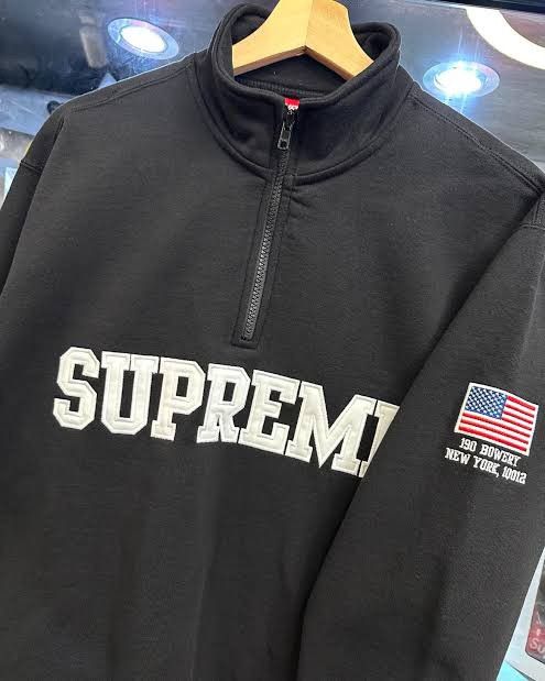 Supreme Supreme Shop Flag Quarter Zip - NYC Size US M / EU 48-50 / 2 - 1 Thumbnail