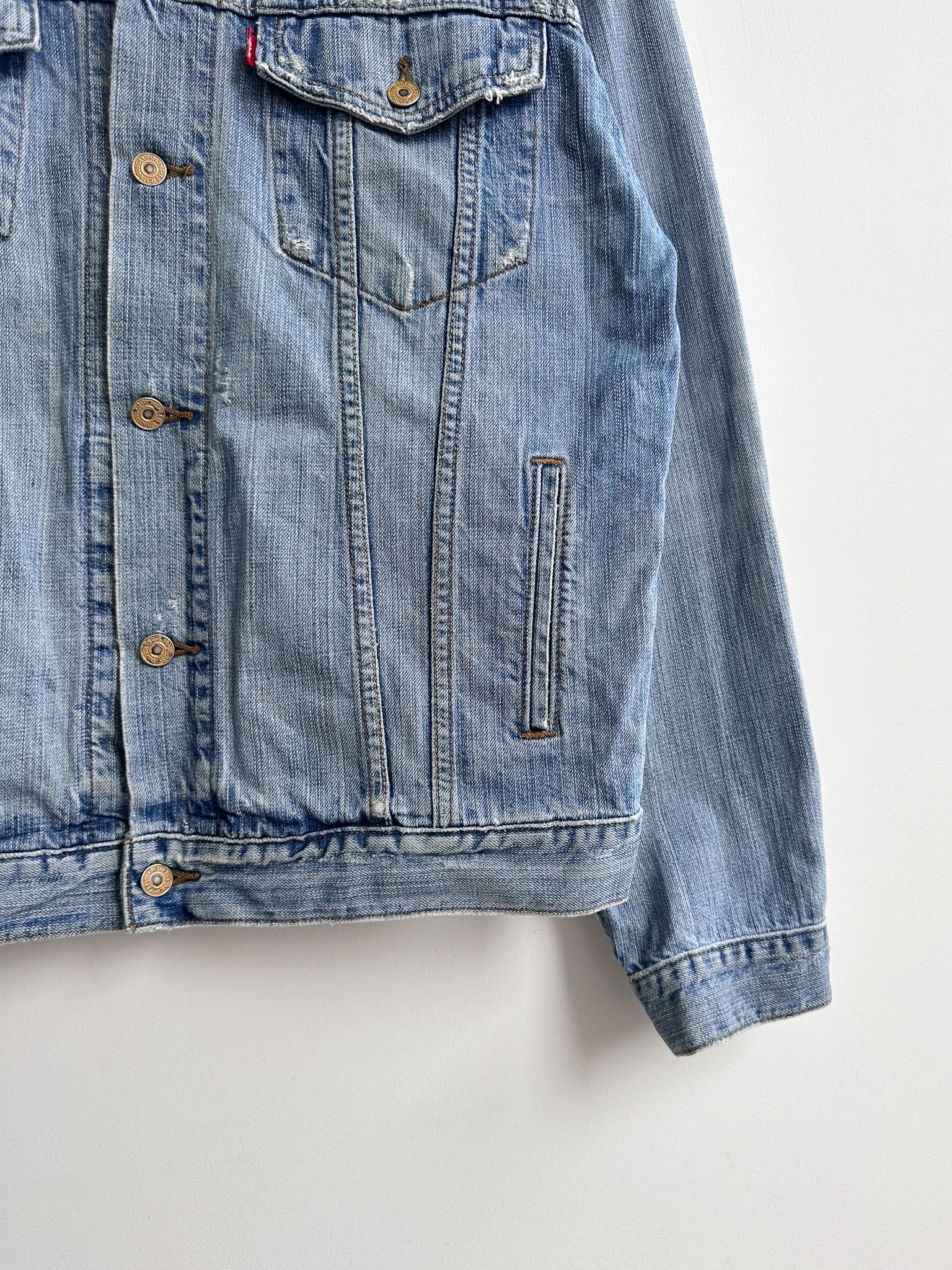 Levi's Vintage Levi's Denim Jeans Trucker Jacket Size US XL / EU 56 / 4 - 5 Thumbnail