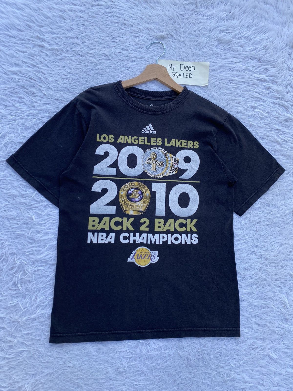 Adidas Rare ADIDAS x LA Lakers 2009-2010 Back to Back NBA Champion Size US S / EU 44-46 / 1 - 2 Thumbnail