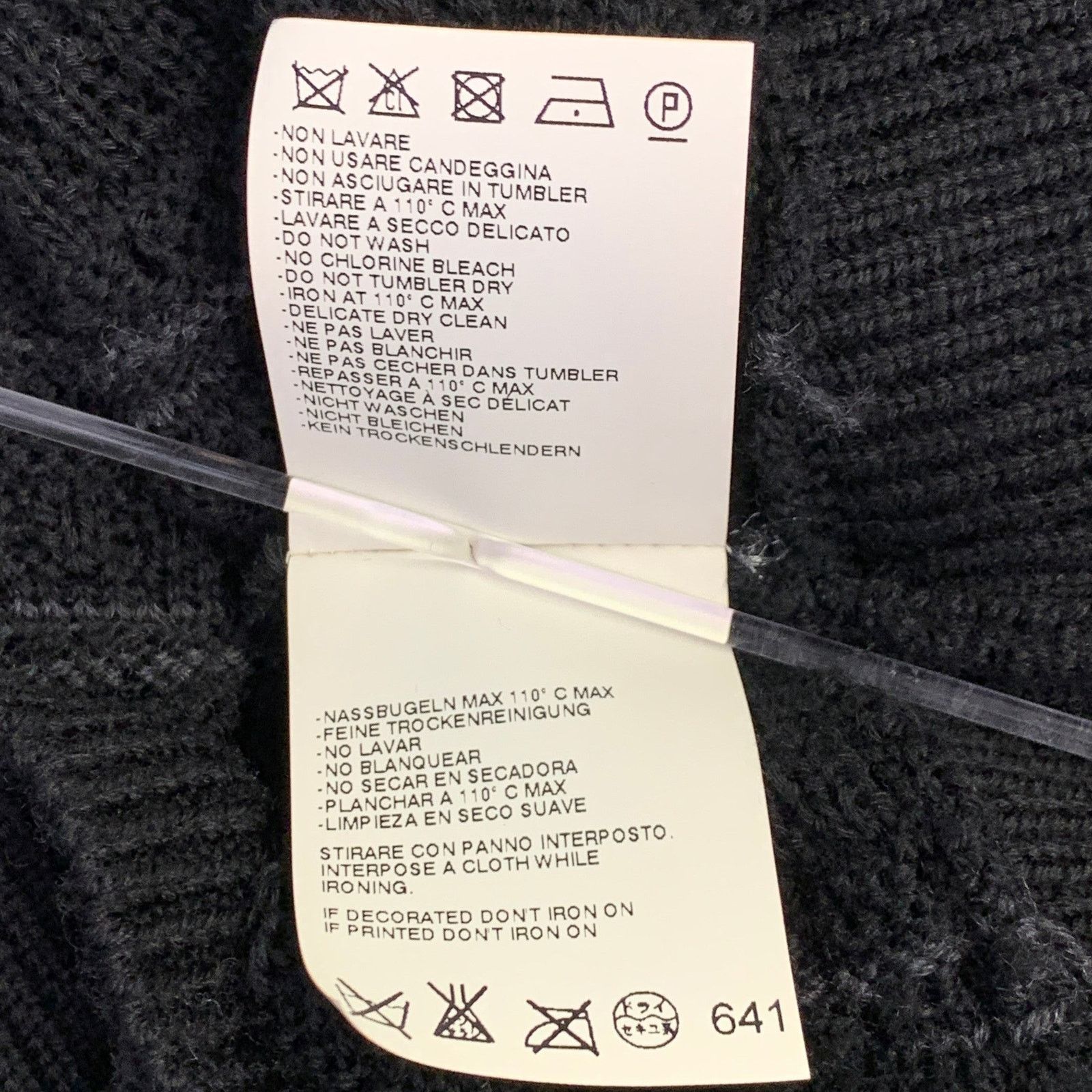 Marc Jacobs MARC JACOBS Size M Black Knit Wool Cotton Button Up Cardigan Size US M / EU 48-50 / 2 - 10 Thumbnail