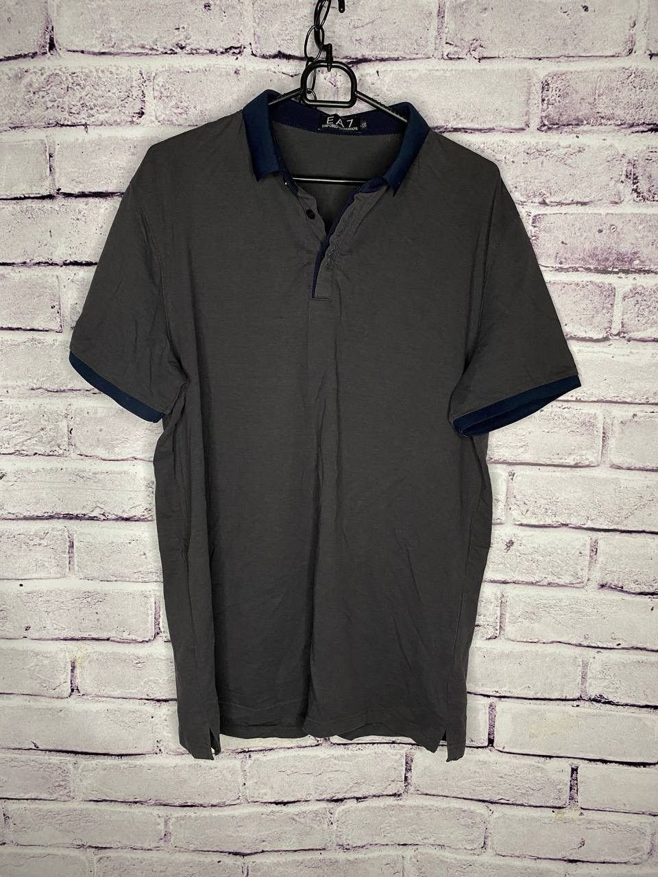 Armani Vintage Emporio Armani Polo Tee luxury Italian designer Size US XL / EU 56 / 4 - 1 Thumbnail