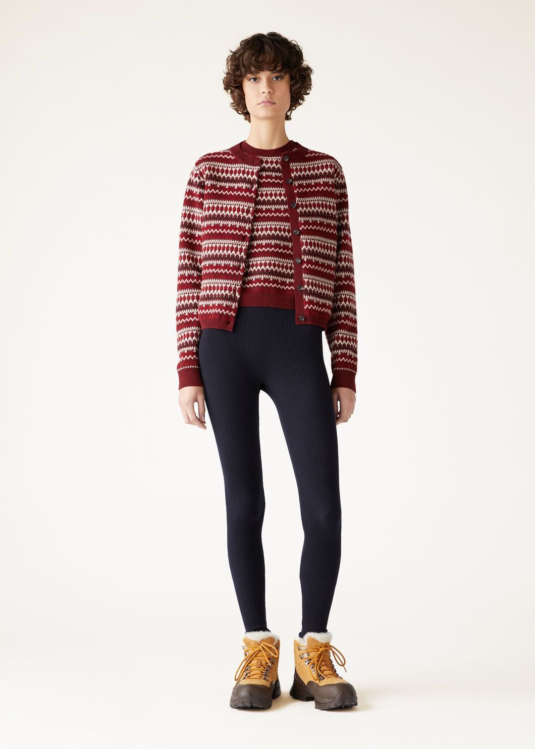 Loro Piana o1w1db10825 FA06306 Alpe Pile Crewneck Sweater in Red Size S / US 4 / IT 40 - 2 Thumbnail