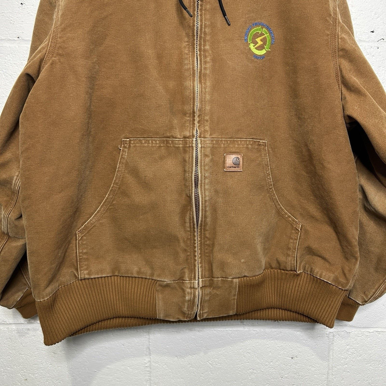 Carhartt Carhartt Hooded Quilt-Lined Active Jacket “Brown” J130-211 Size US XL / EU 56 / 4 - 3 Thumbnail