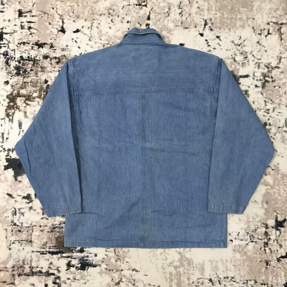 Japanese Brand Vintage Andlo Chambray Chore Jacket Denim Size US M / EU 48-50 / 2 - 5 Thumbnail