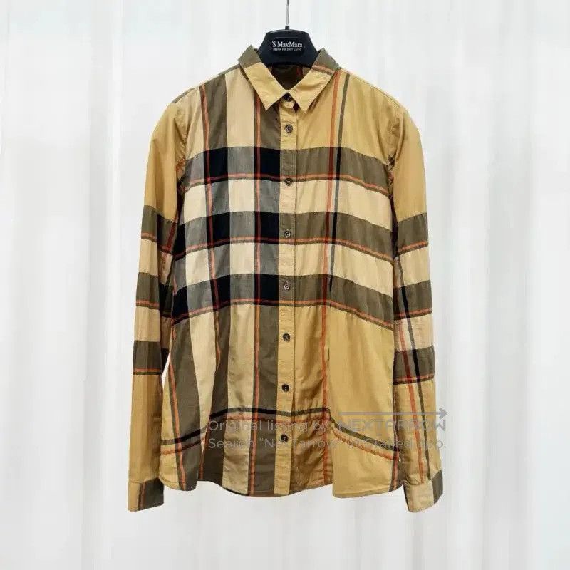 Burberry Burberry Brown Plaid Long Sleeve Shirt. Size S / US 4 / IT 40 - 1 Thumbnail