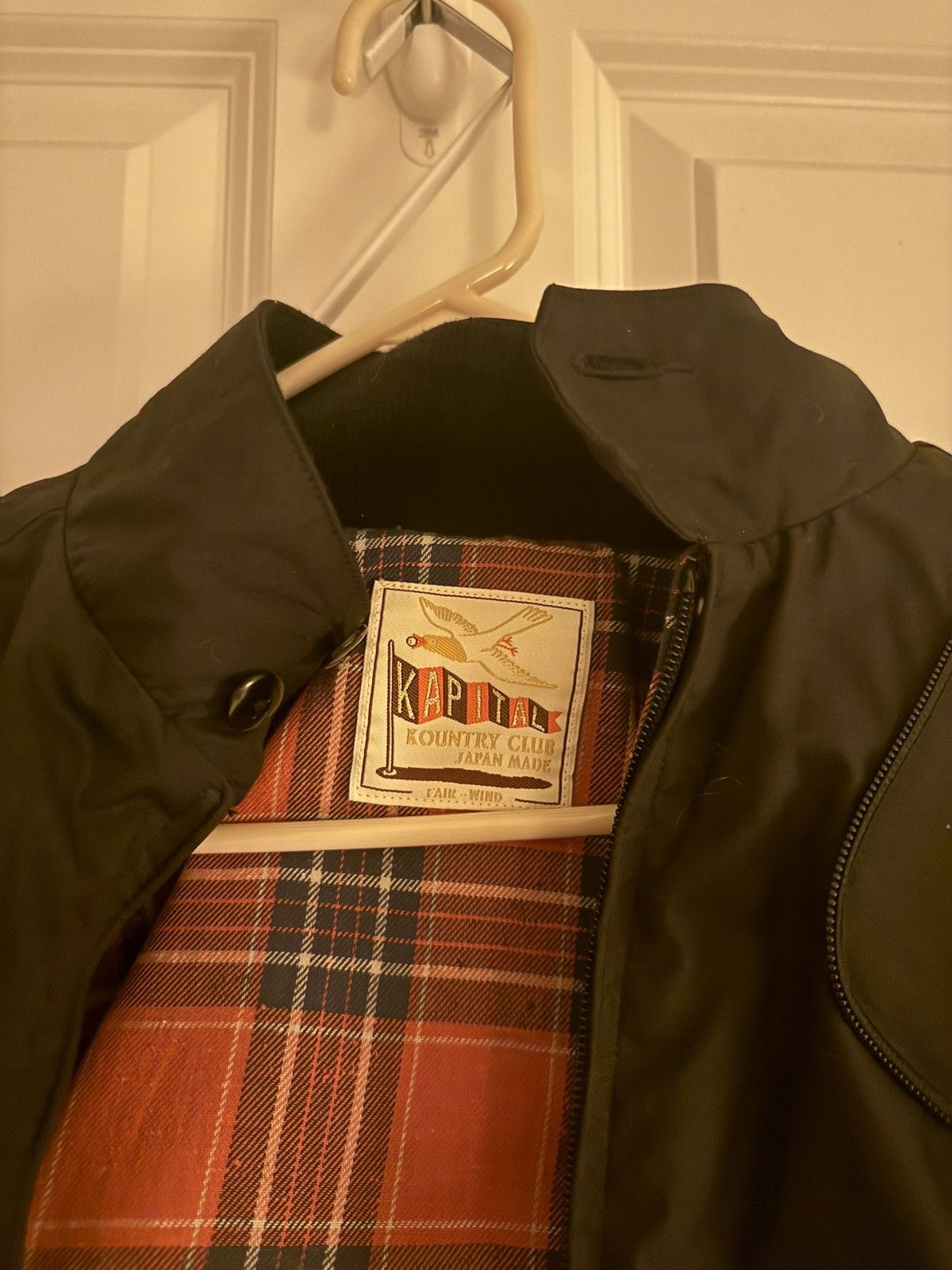 Kapital Kapital Sham Bomber Jacket Black Cotton Twill Plaid Zip Size US M / EU 48-50 / 2 - 2 Thumbnail