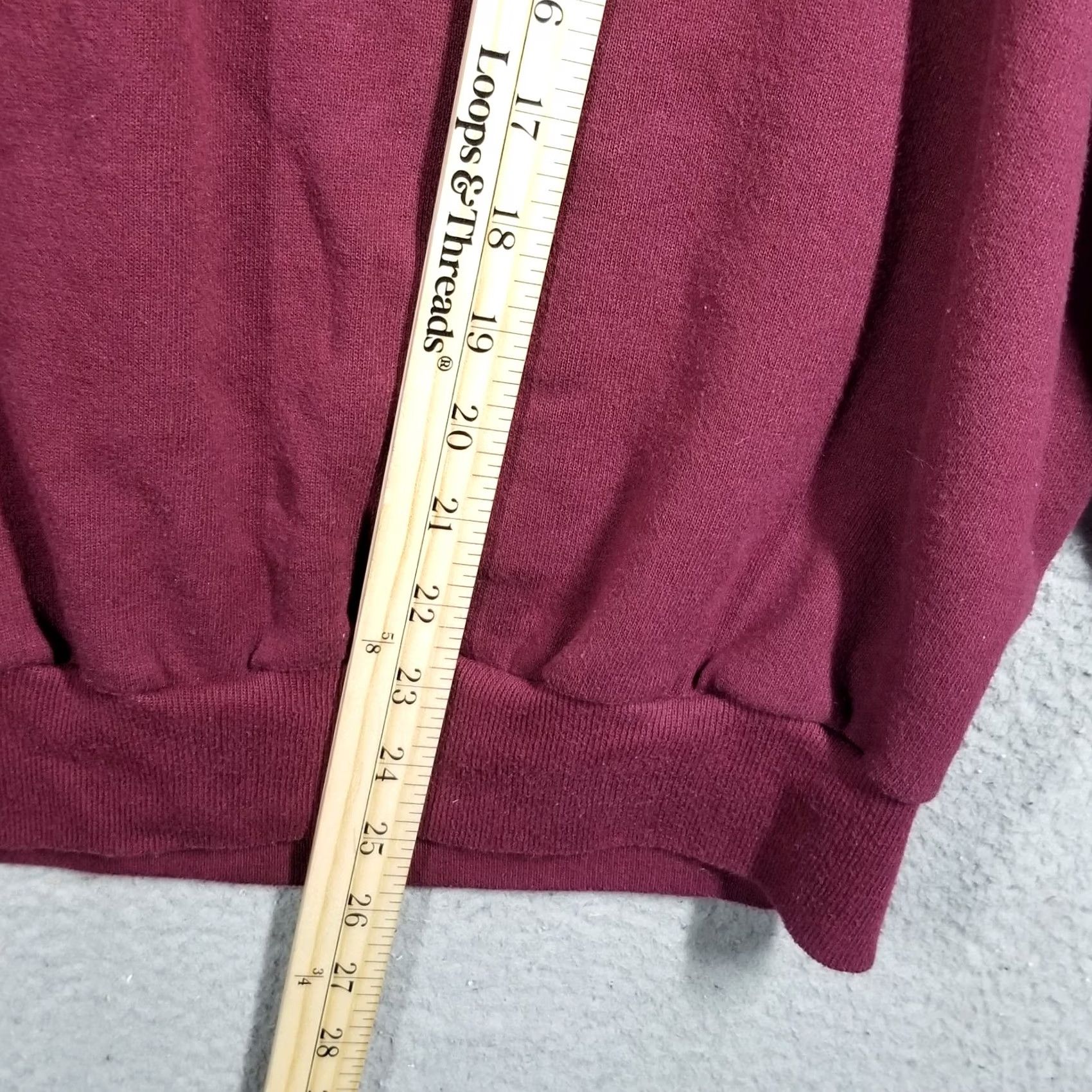 Fruit Of The Loom Vintage Jesus I Trust in You Crewneck Sweatshirt Medium Maroon 1990s Cotton Blend Mens Womens Boys Girls (adjust as applicable) Size US M / EU 48-50 / 2 - 6 Thumbnail