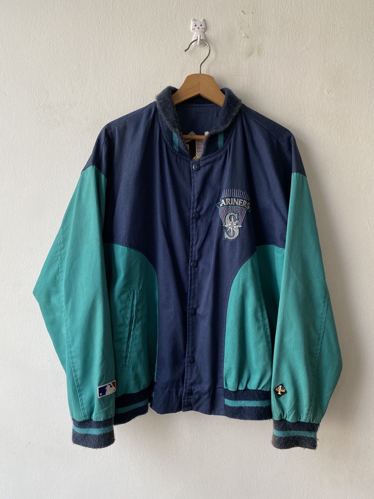 NFL Vintage 90’s Mariners MLB Jacket Size US L / EU 52-54 / 3 - 3 Thumbnail