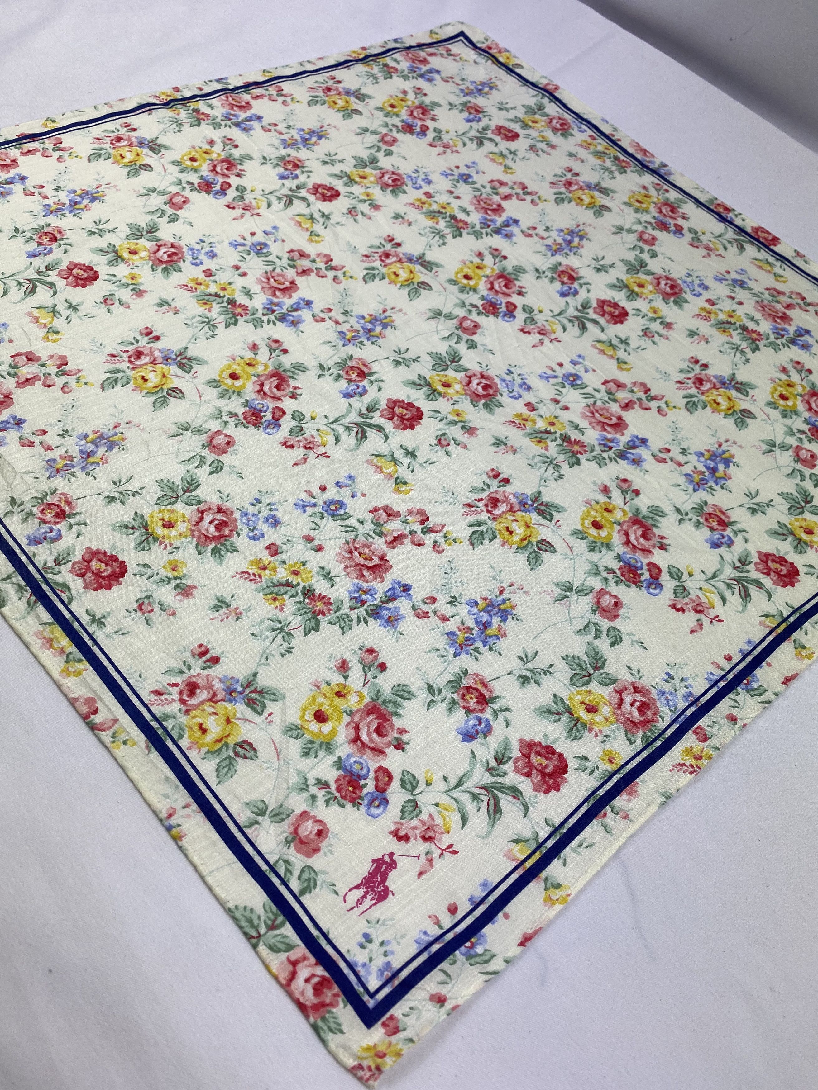 Polo Ralph Lauren × Ralph Lauren × Vintage Polo Ralph Lauren Handkerchief / Bandana / Neckerchief Size ONE SIZE - 4 Thumbnail