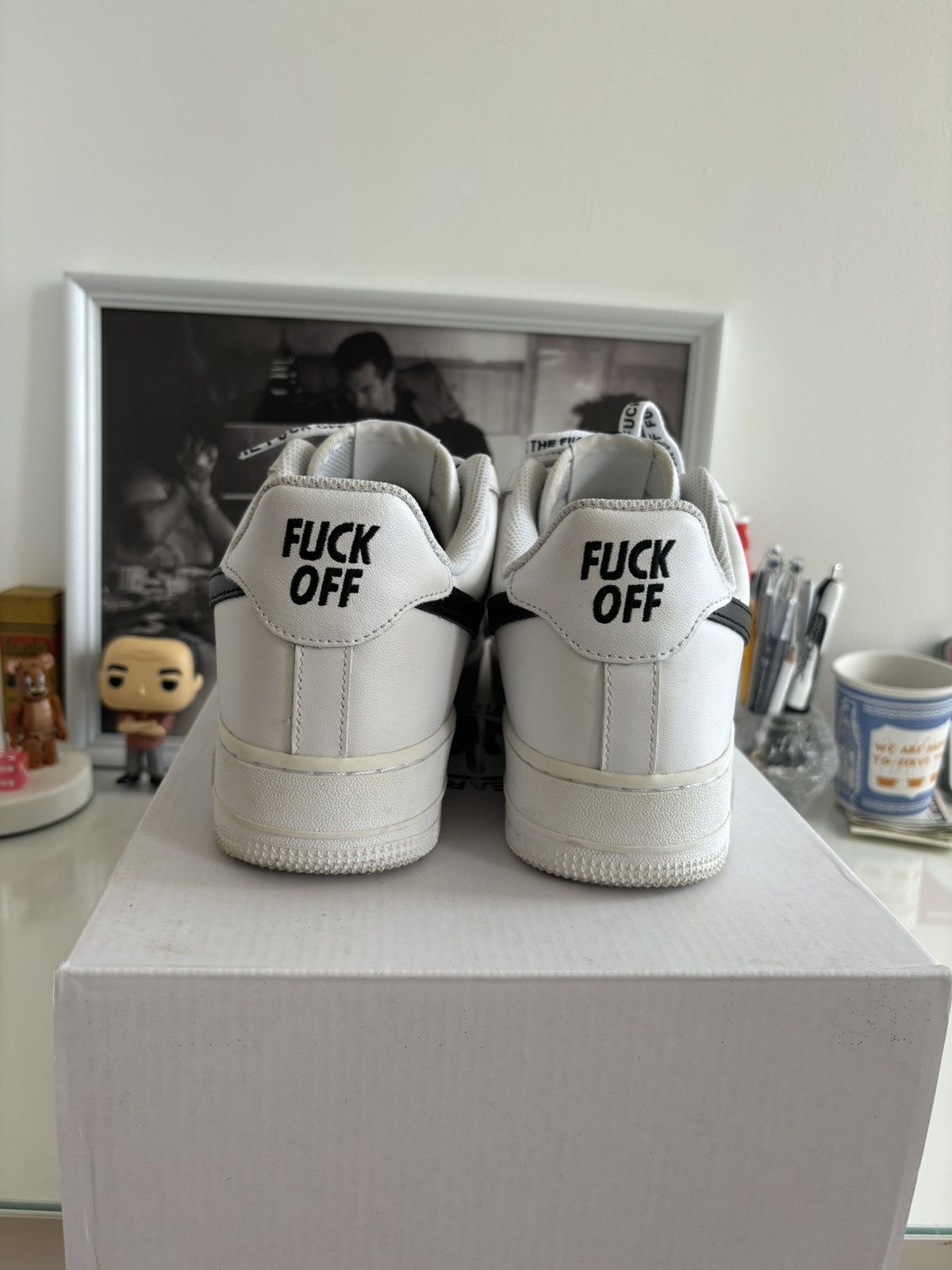 ineverheardofyou ineverheardofyou “Fuck Off Air Force 1 Size US 9 / EU 42 - 3 Thumbnail