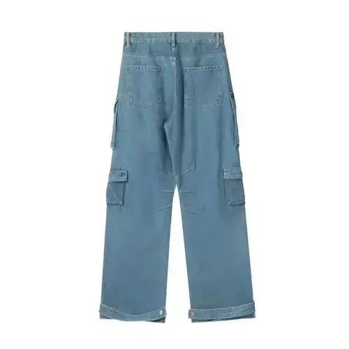 VIBE fade cargo baggy hiphop jeans Size US 30 / EU 46 - 2 Thumbnail
