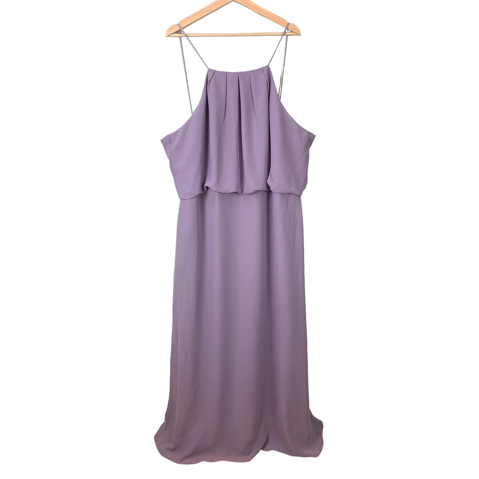Other Sorella Vita Purple Maxi Chiffon Bridesmaid Dress 8872 28 Size ONE SIZE - 1 Thumbnail