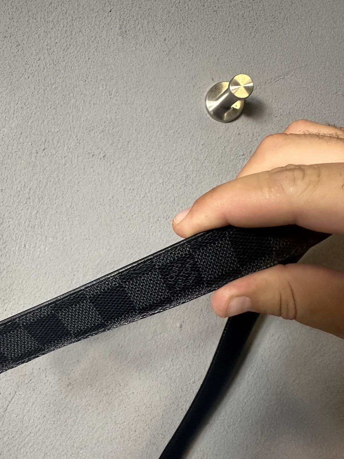 Louis Vuitton Louis Vuitton Monogram Distressed Belt Size ONE SIZE - 4 Thumbnail
