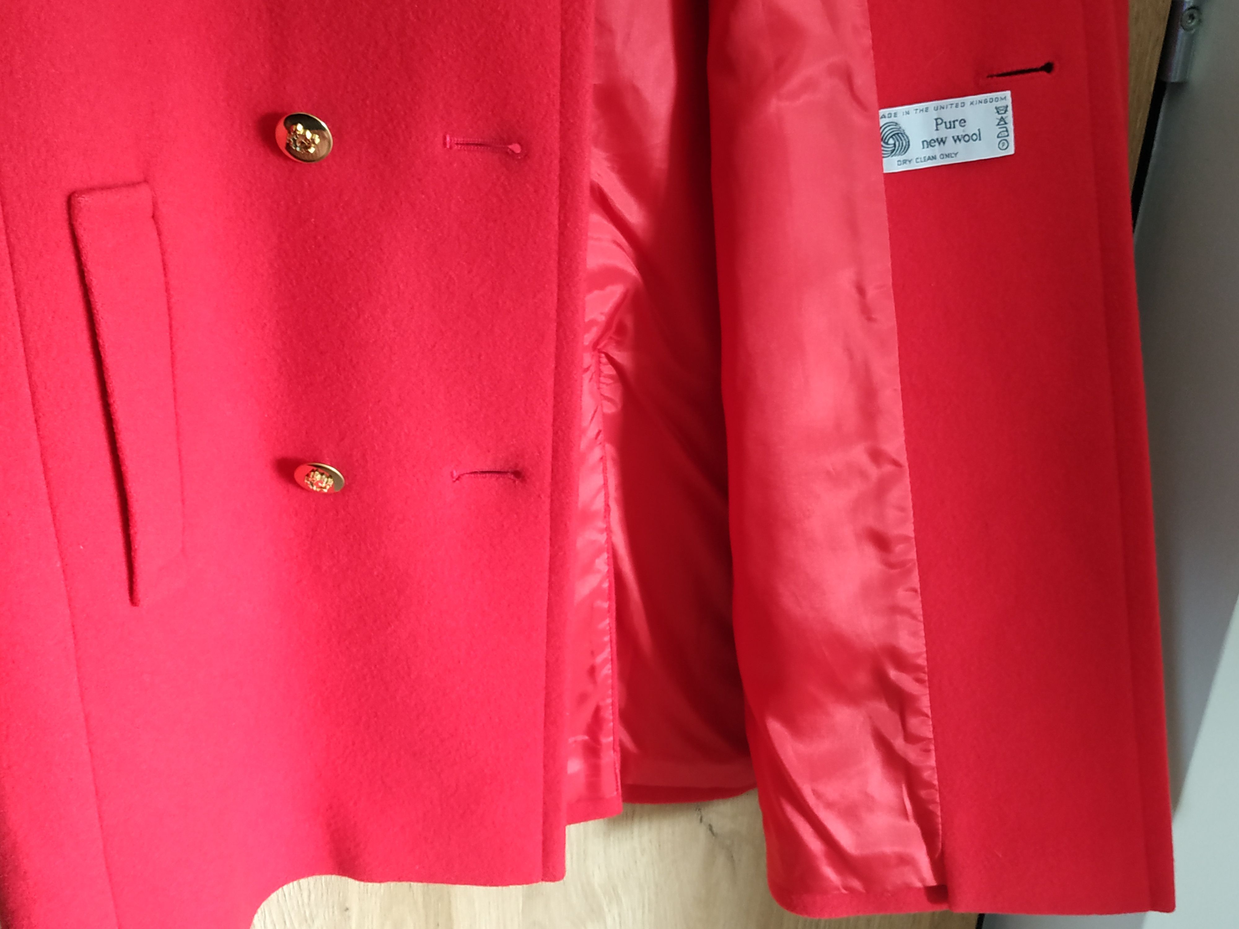 Aquascutum AQUASCUTUM Women's Vintage 90's Midi Wool Coat, SMALL Size S / US 4 / IT 40 - 4 Thumbnail