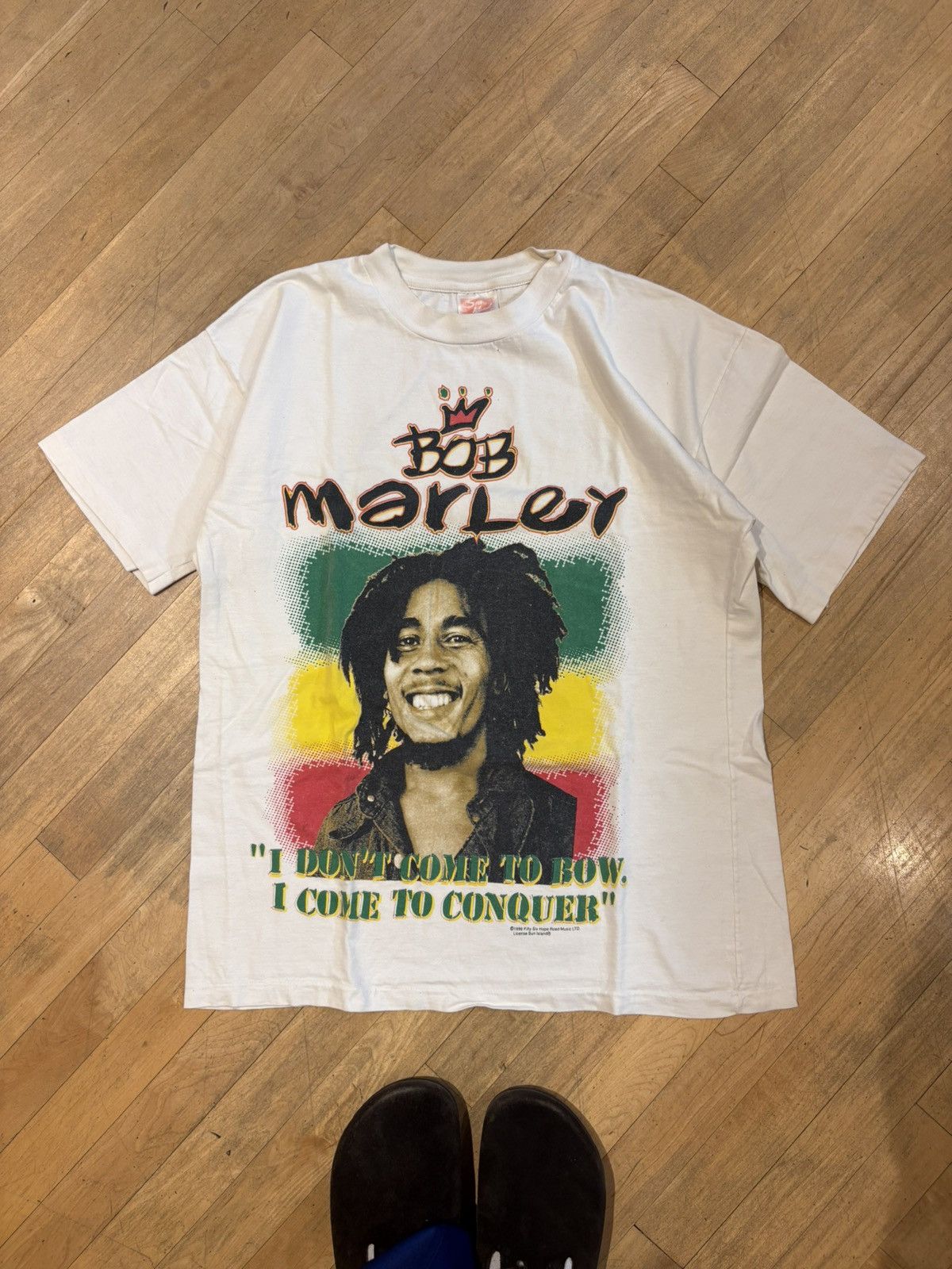 Vintage Vintage bob Marley 1996 shirt Size US XL / EU 56 / 4 - 1 Thumbnail