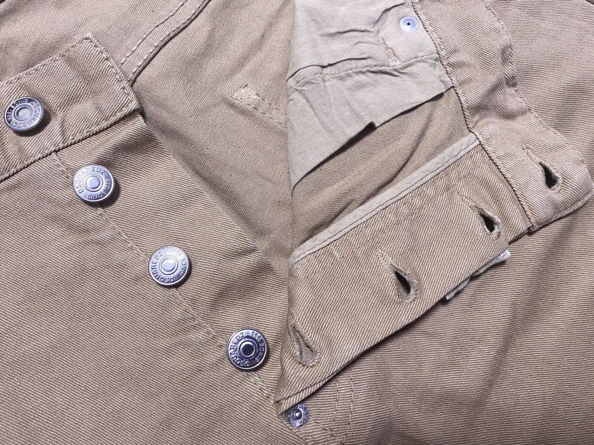 Dsquared2 Dsquared2 Sand Straight Fit Metal Tab Cotton Jeans Denim Size US 38 / EU 54 - 11 Thumbnail